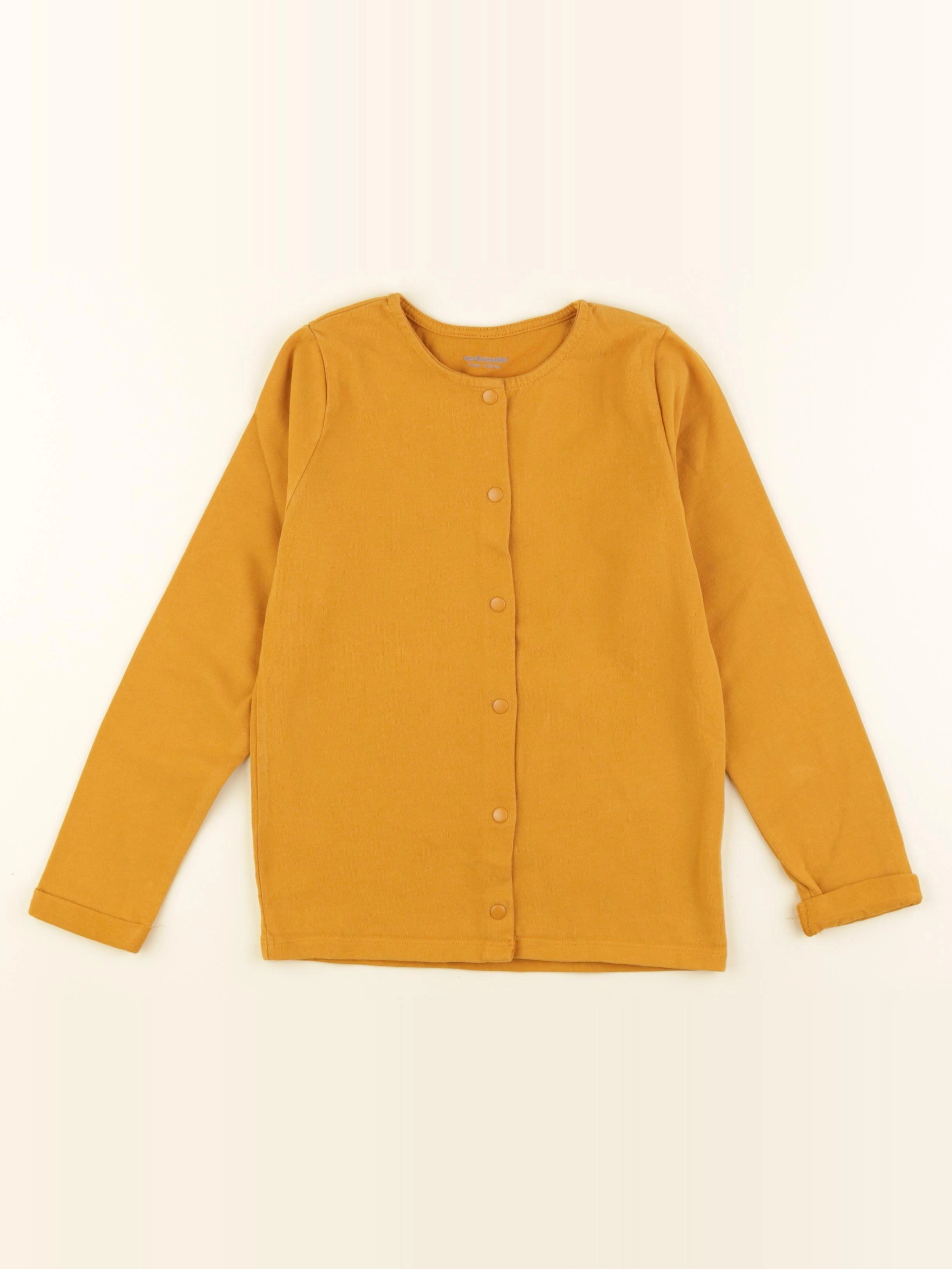 Vertbaudet - tee-shirt orange - 7 ans