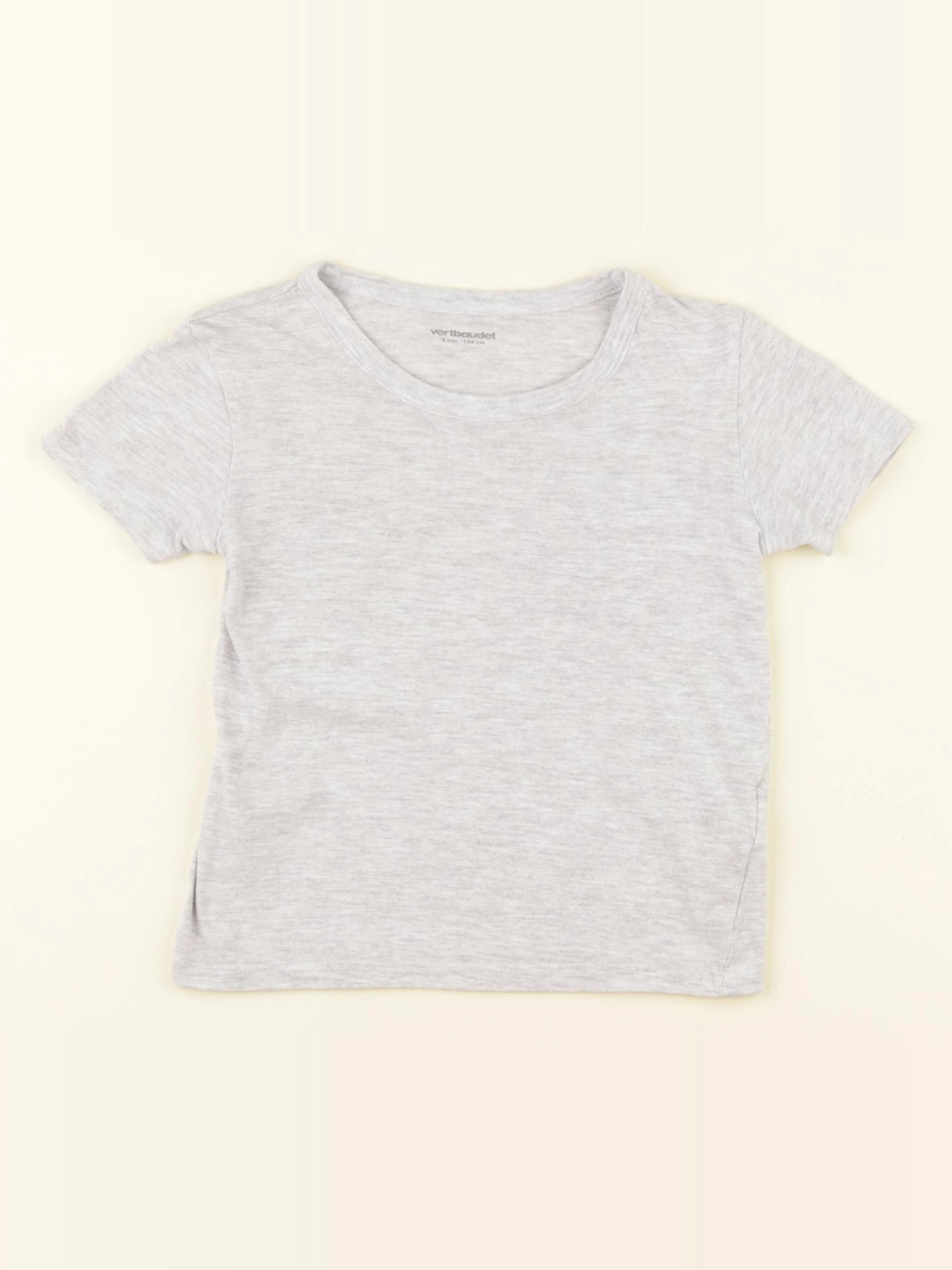 Vertbaudet - maillot de corps gris - 4 ans