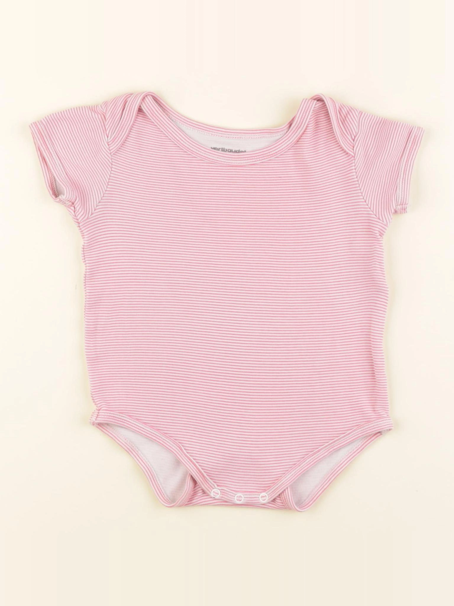 Vertbaudet - body rose - 18 mois