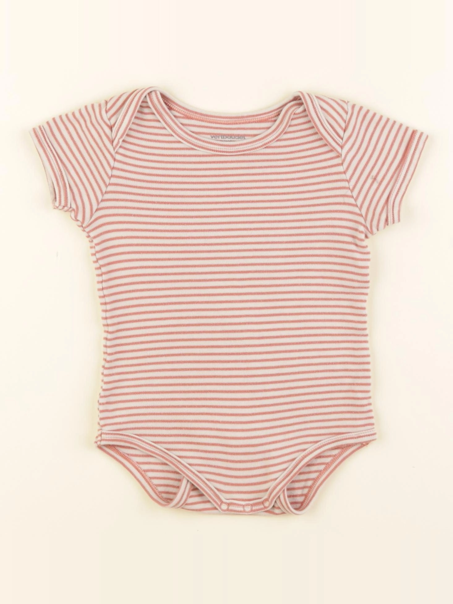 Vertbaudet - body rose - 18 mois