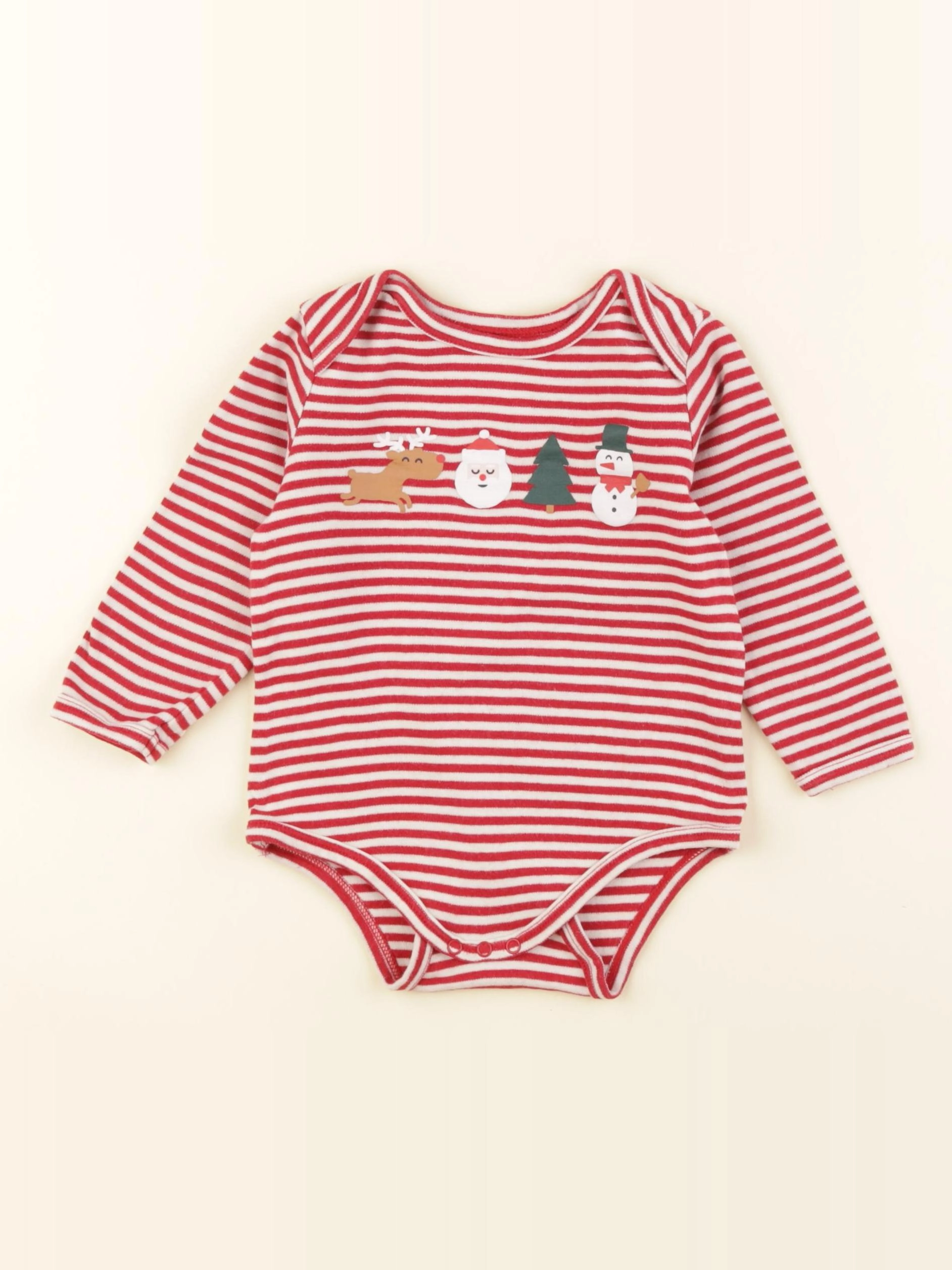 Vertbaudet - body rouge - 24 mois