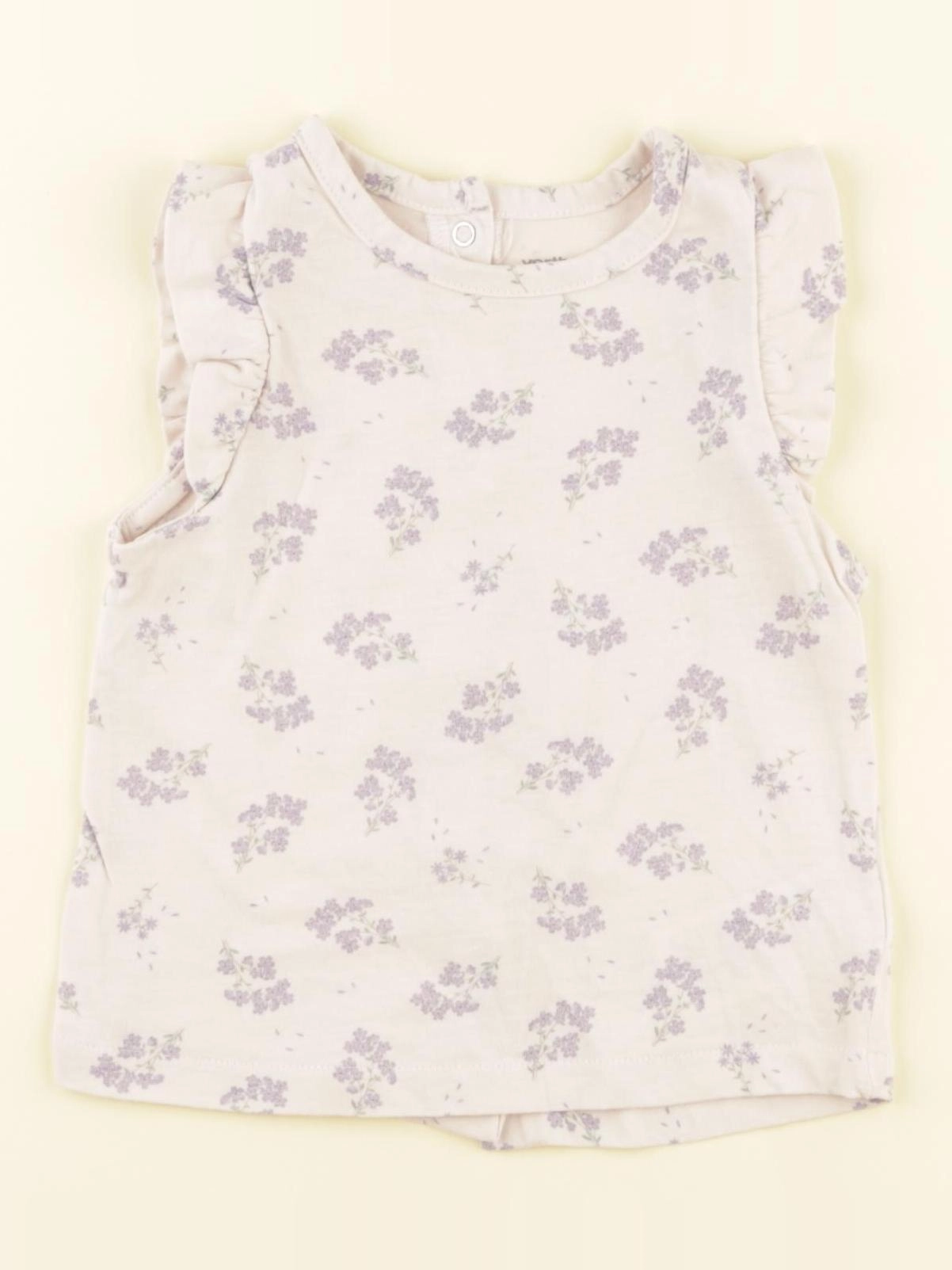 Vertbaudet - débardeur violet - 9 mois