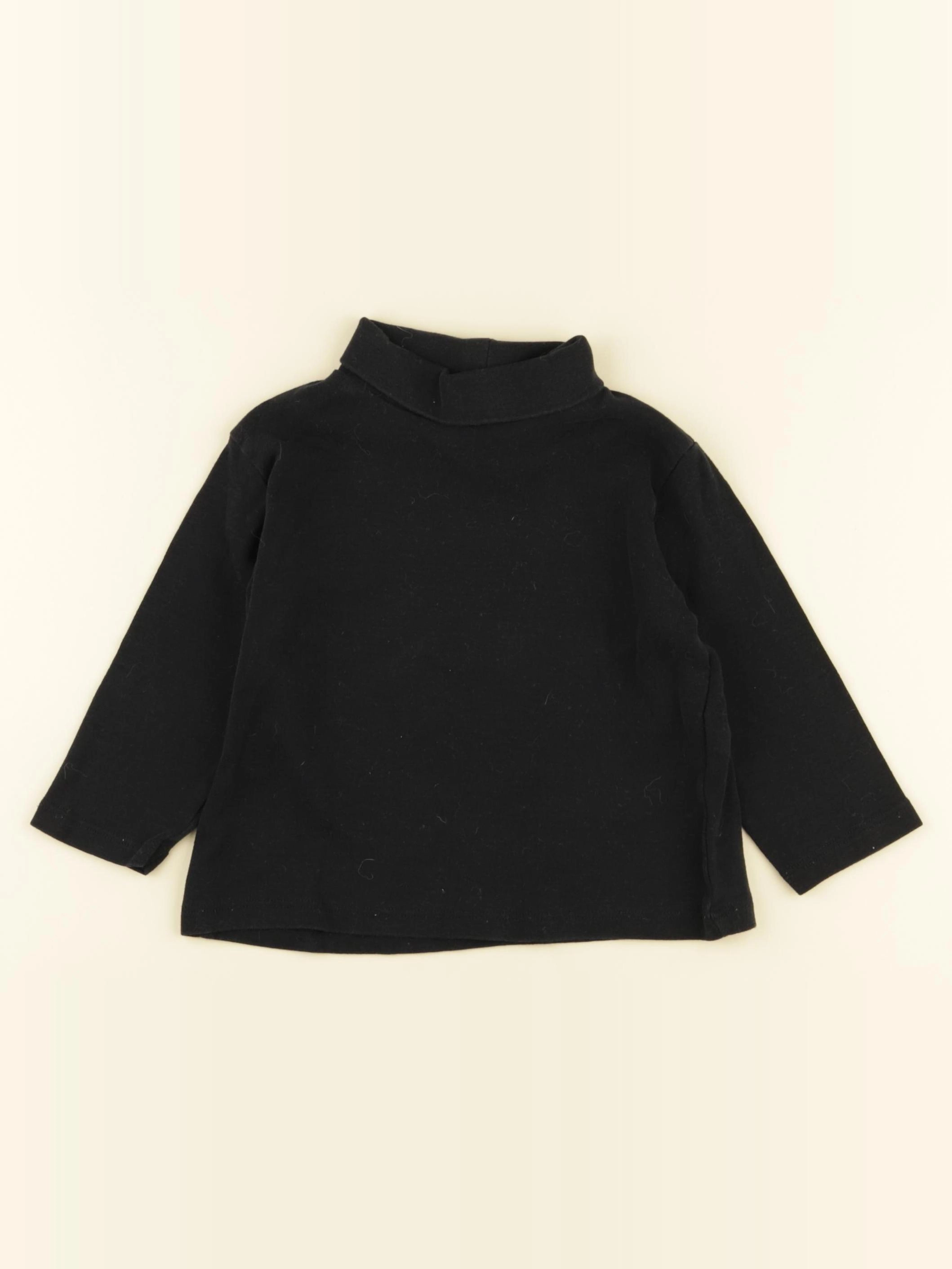 Zara - sous-pull noir - 12/18 mois