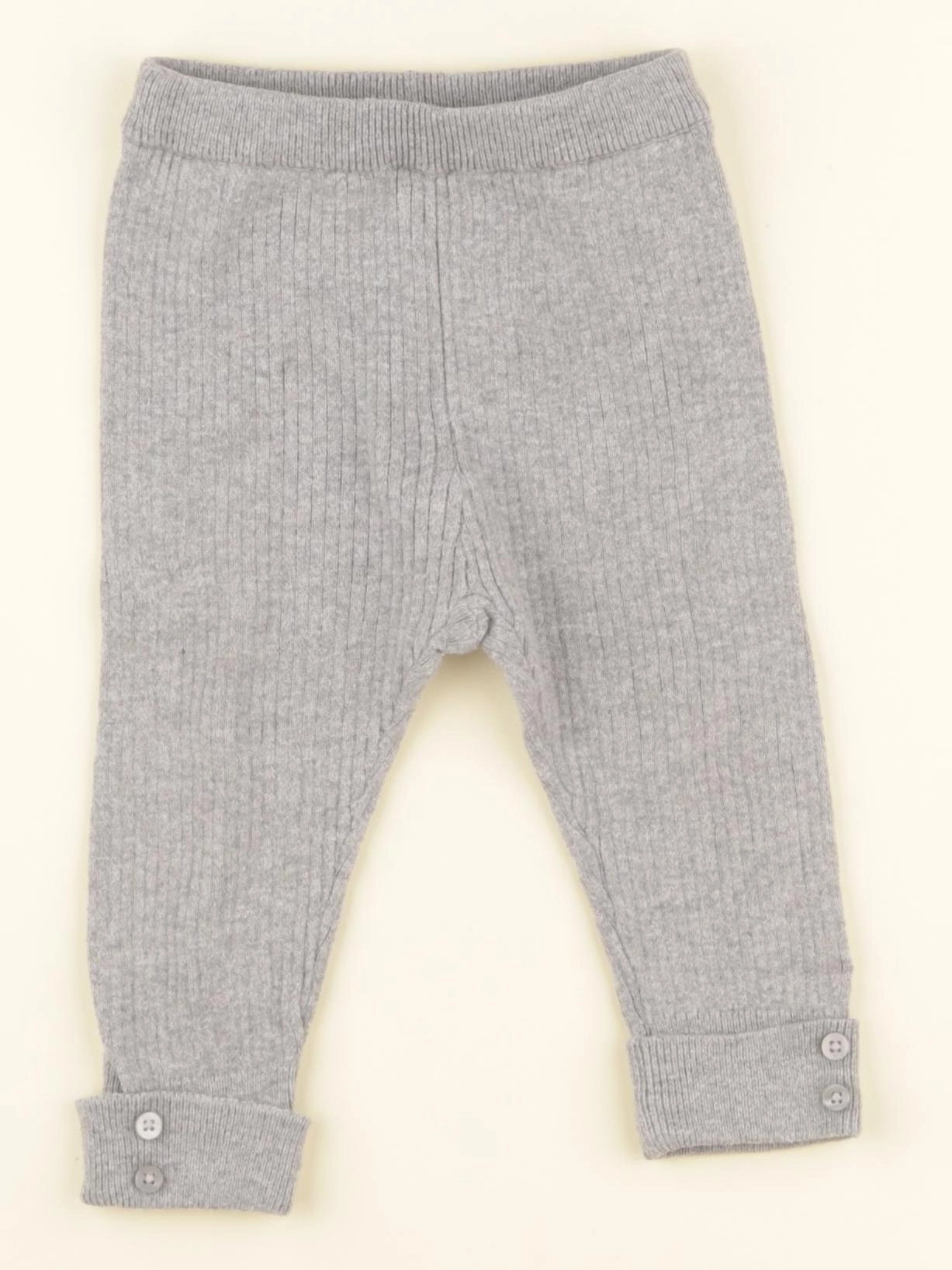 Zara - legging gris - 6/9 mois