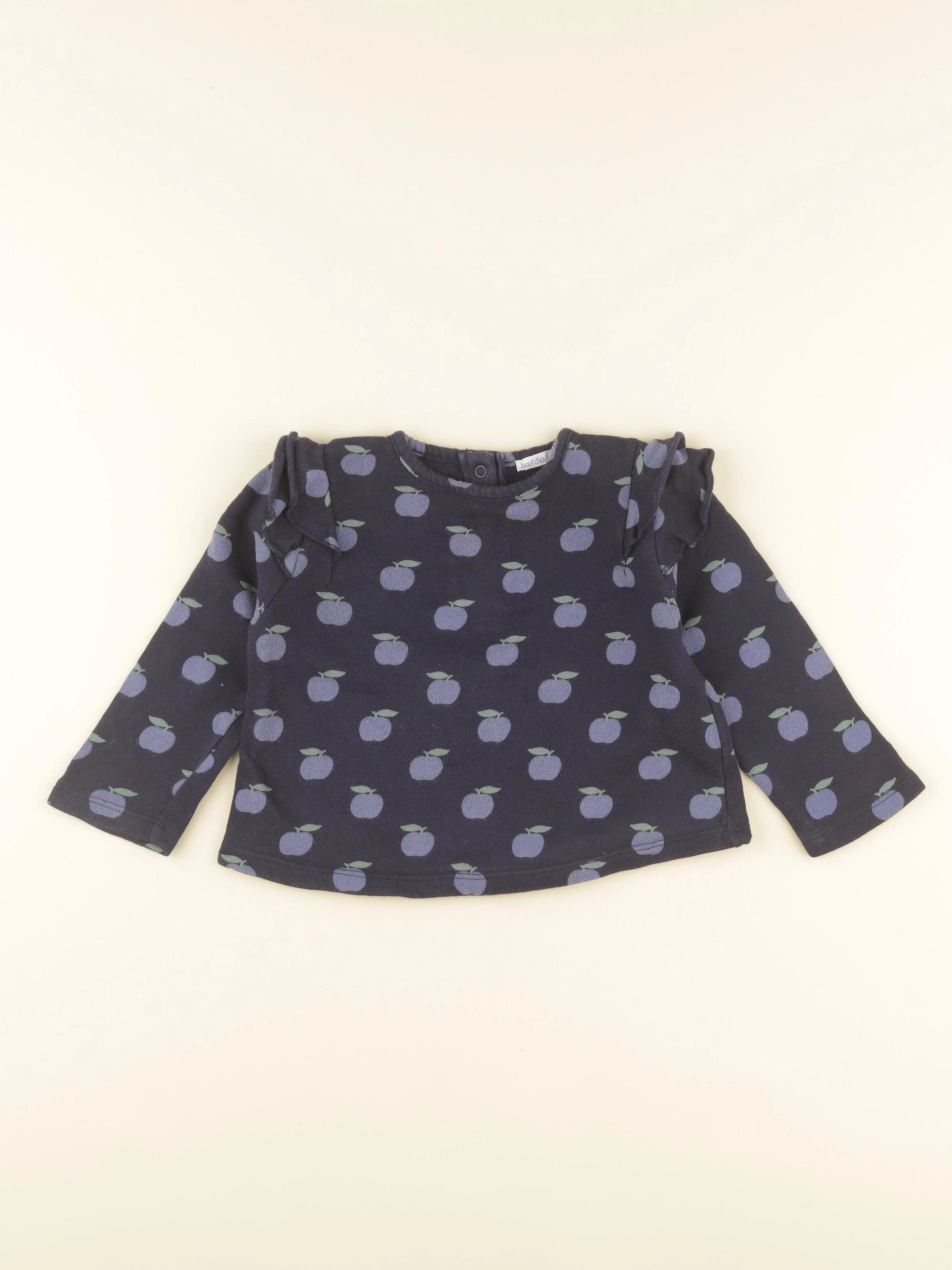 Boutchou - sweat bleu - 18 mois