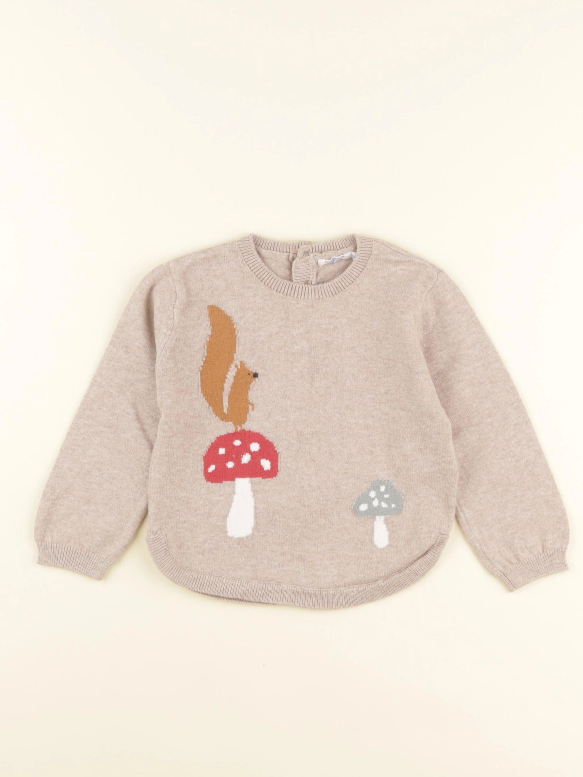 Boutchou - pull beige - 18 mois