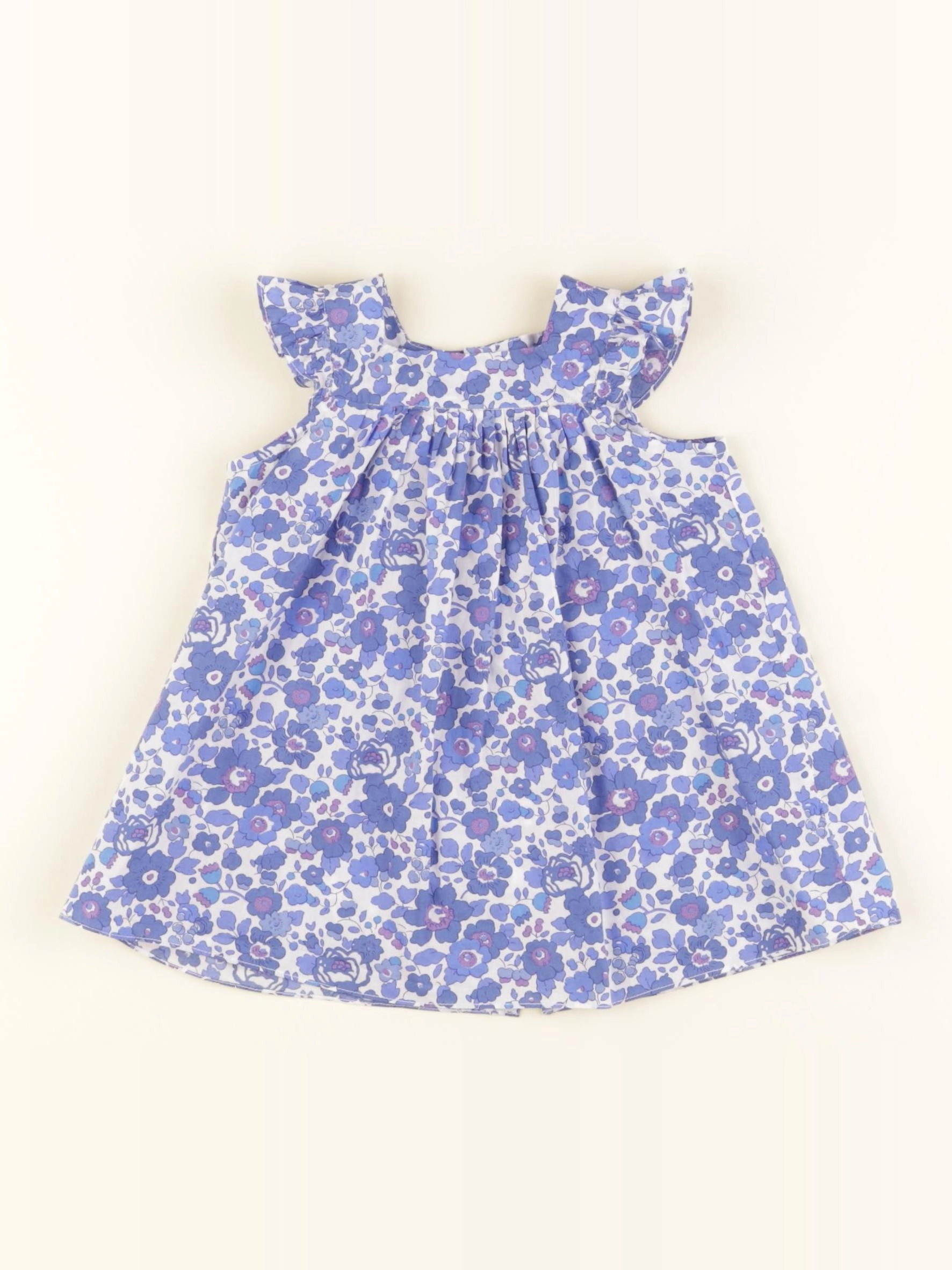 Jacadi - robe liberty bleu - 3 mois