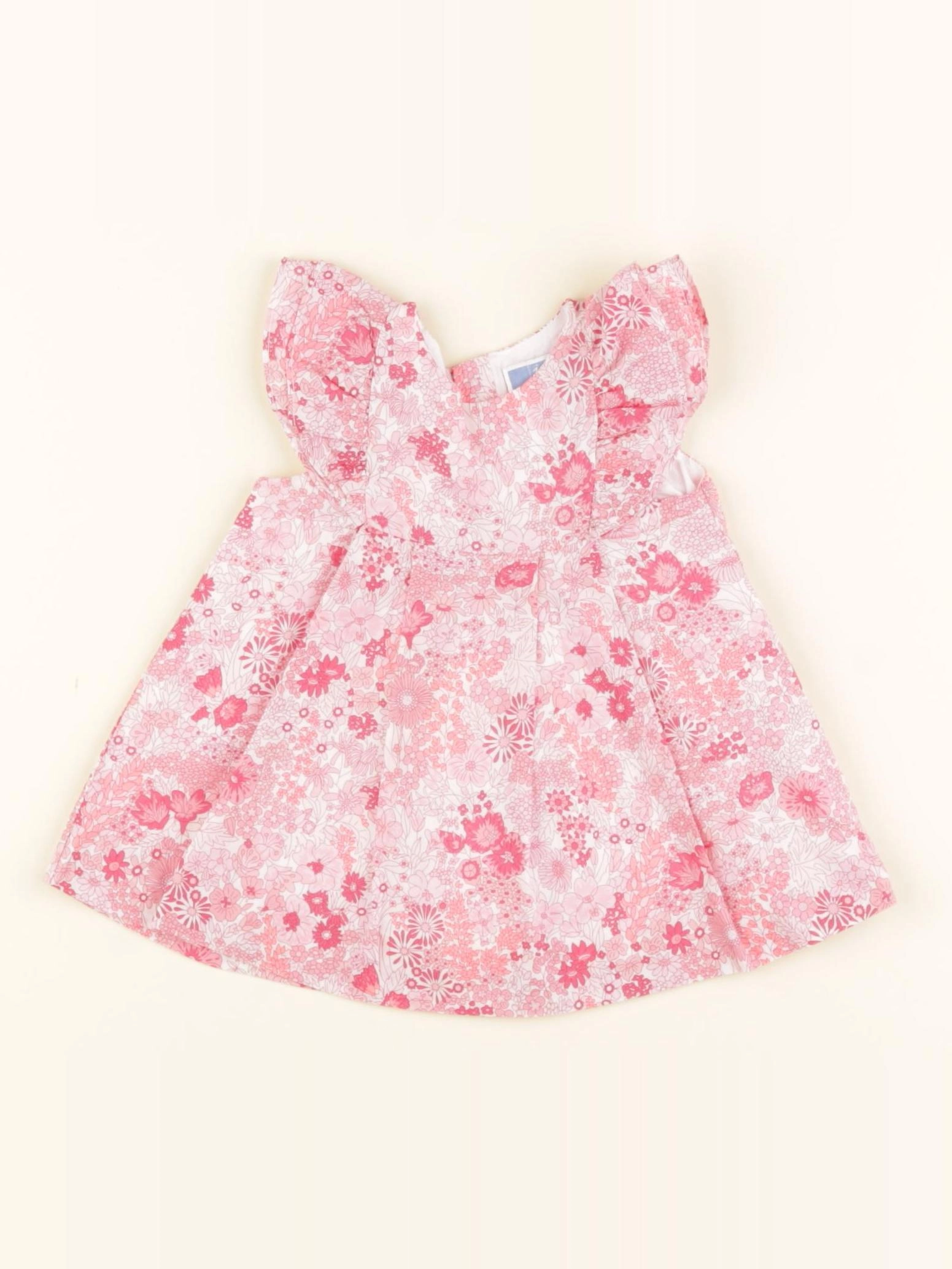 Jacadi - robe liberty rose - 1 mois
