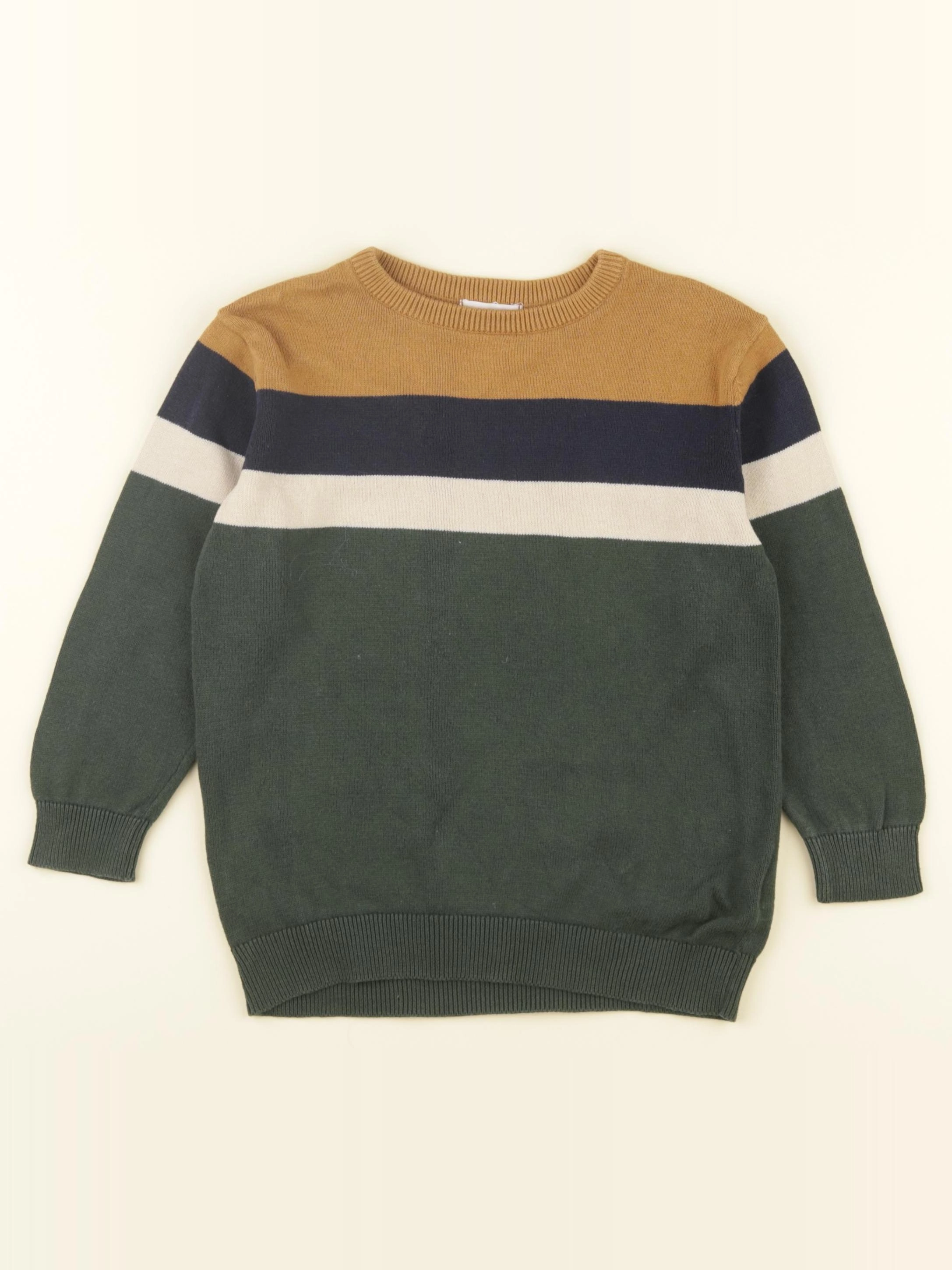 Vertbaudet - pull vert - 5 ans