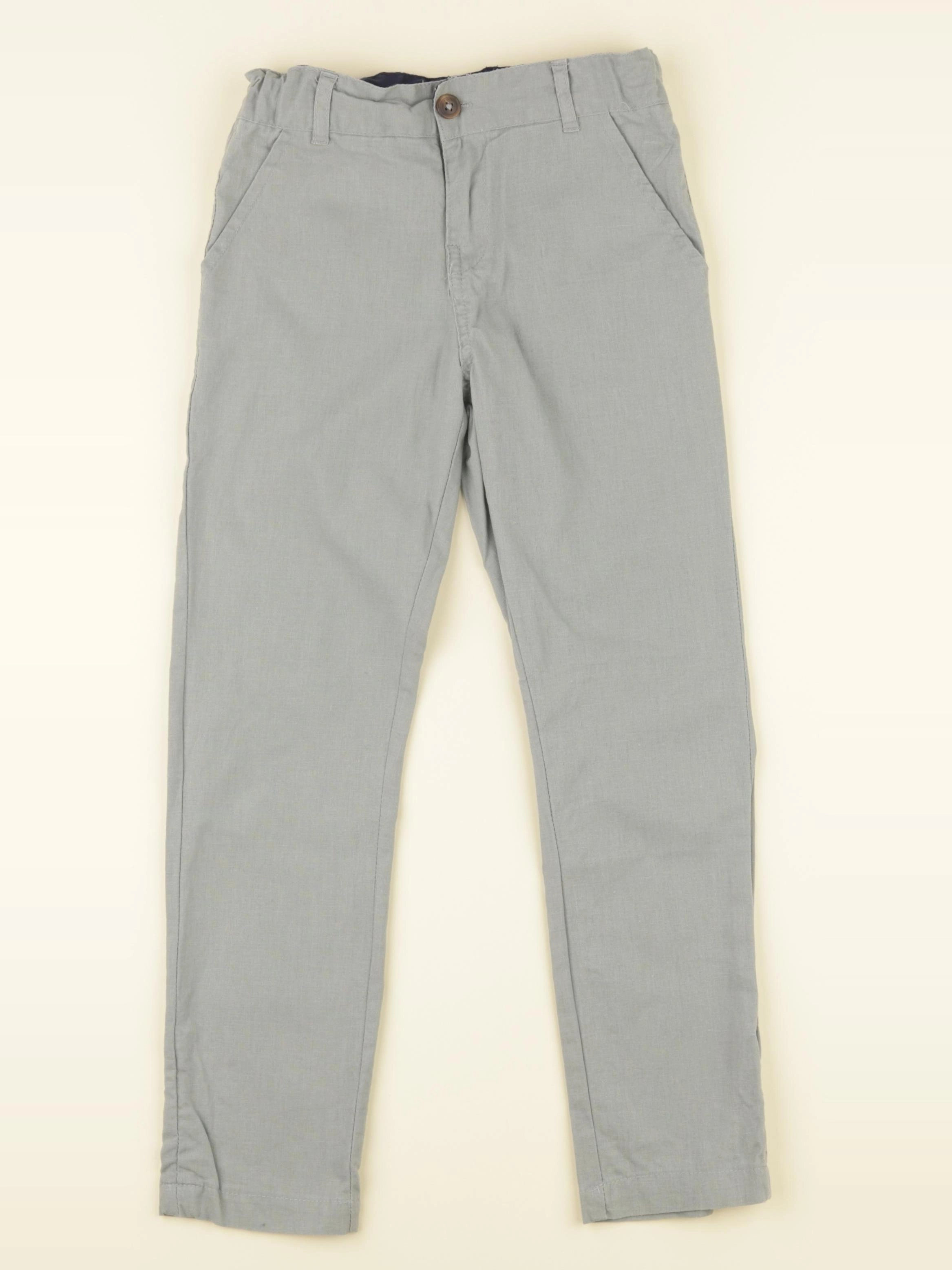 Vertbaudet - pantalon vert - 7 ans
