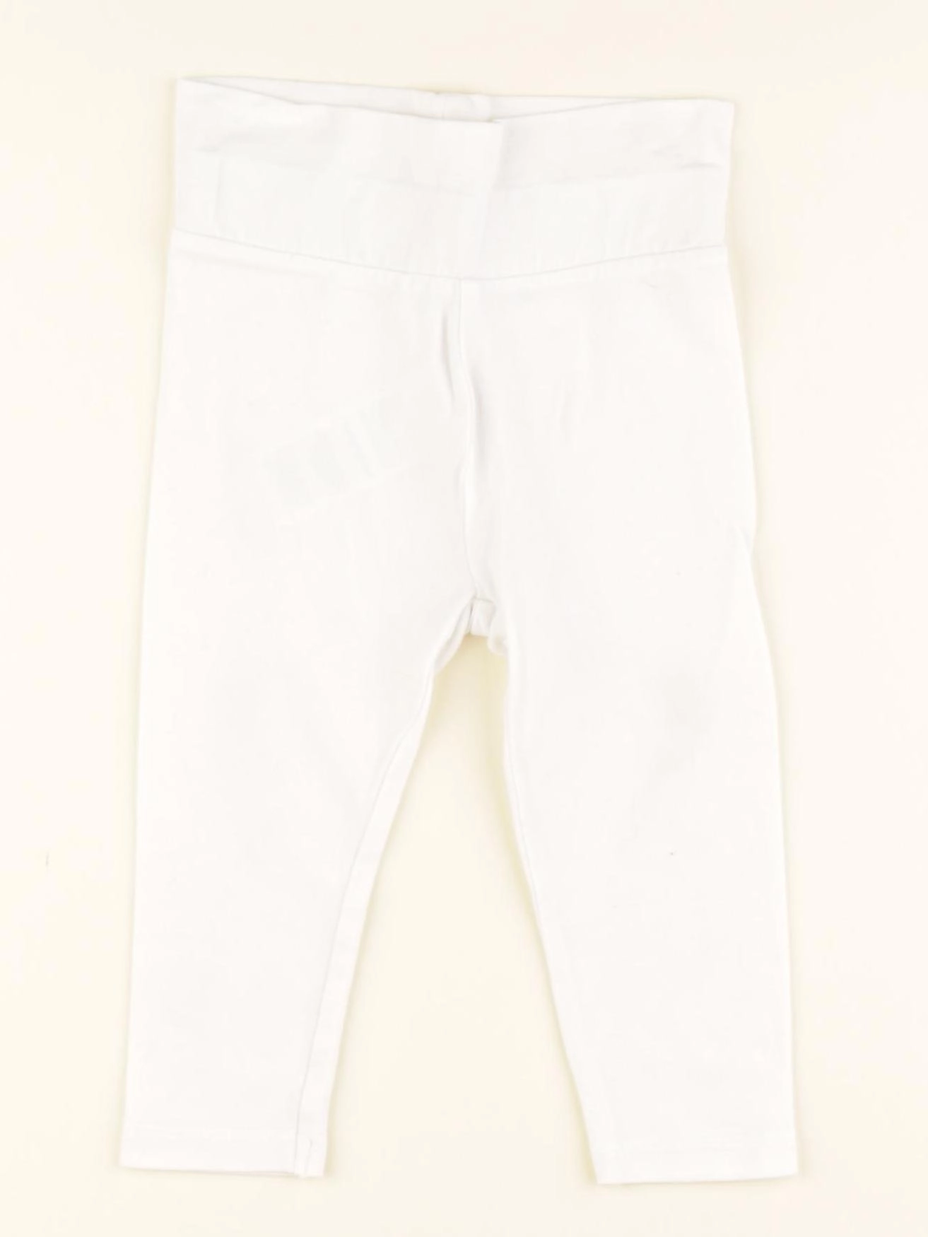 Vertbaudet - legging blanc - 12 mois