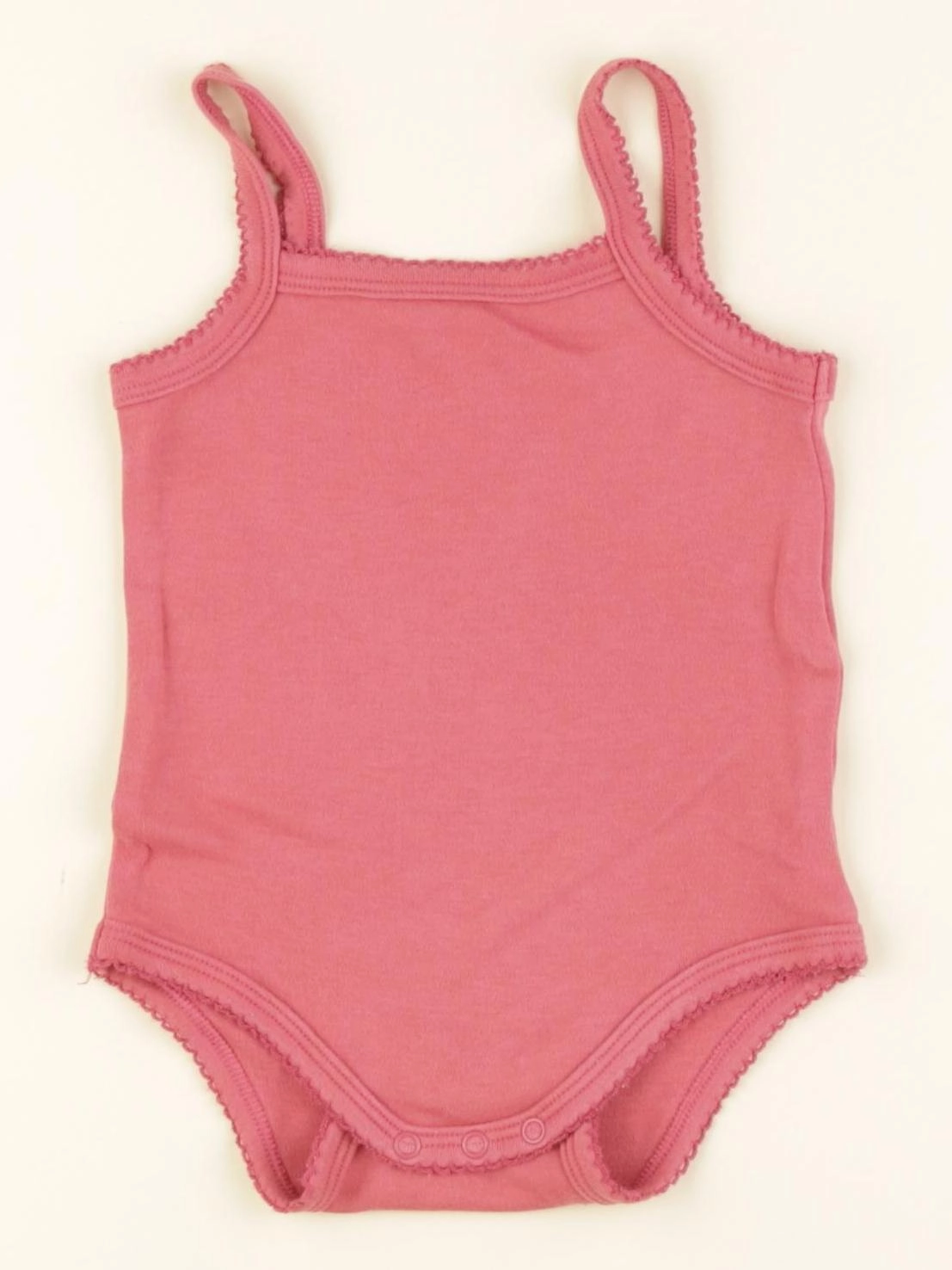 Vertbaudet - body rose - 12 mois