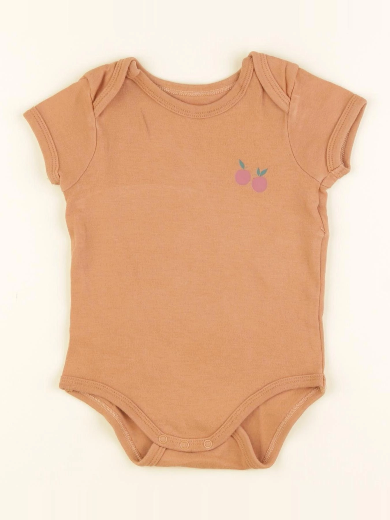 Vertbaudet - body marron - 12 mois