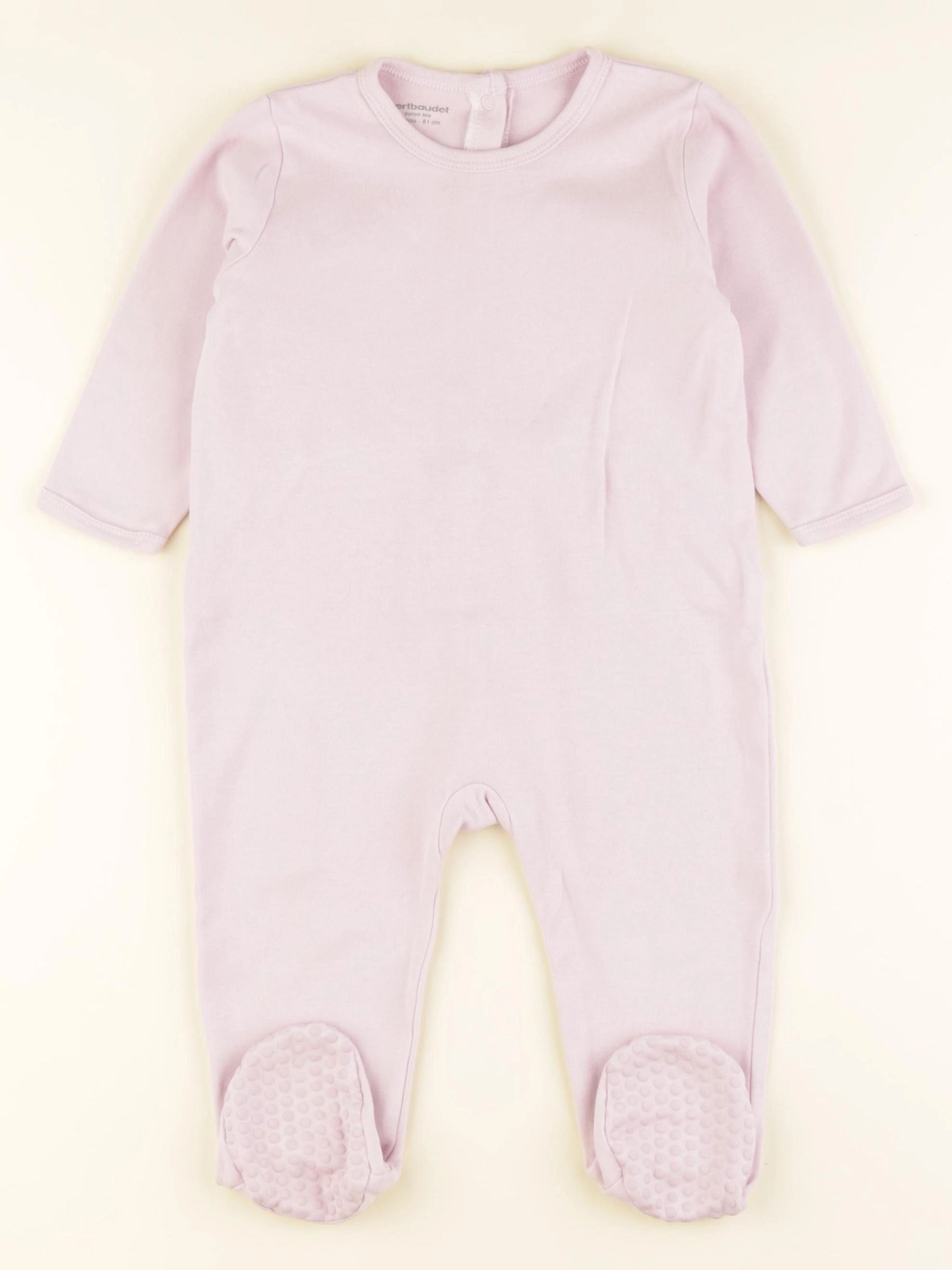 Vertbaudet - pyjama coton violet - 18 mois