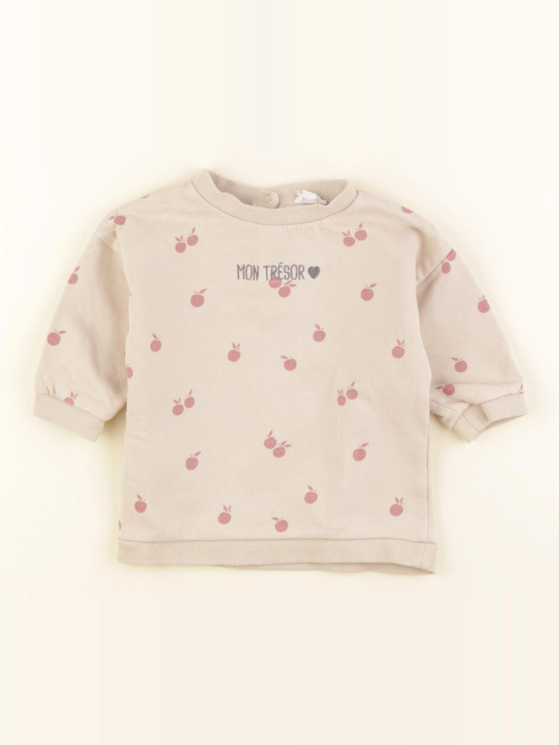 Vertbaudet - robe beige - 12 mois