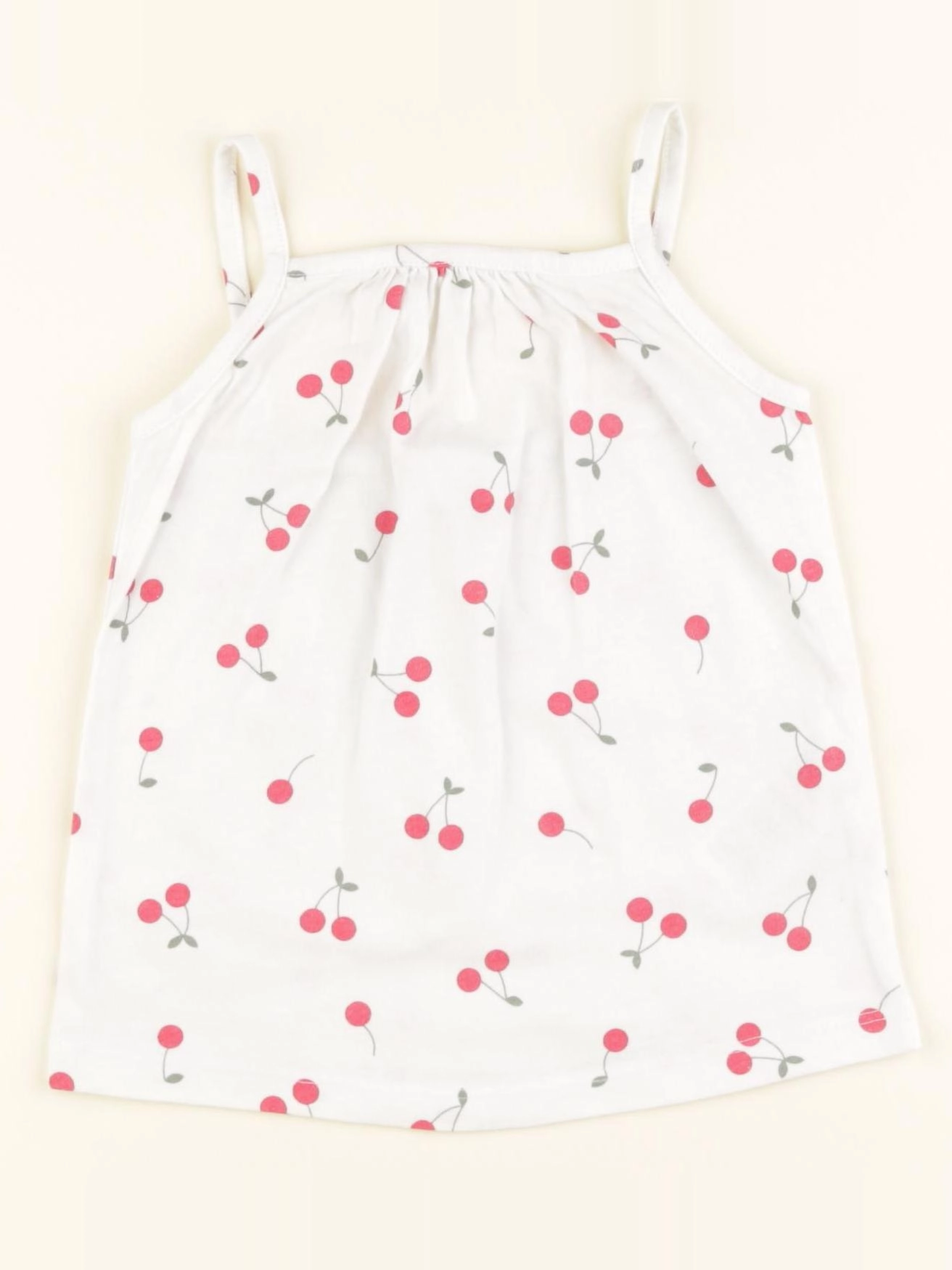 Vertbaudet - débardeur blanc - 3 ans