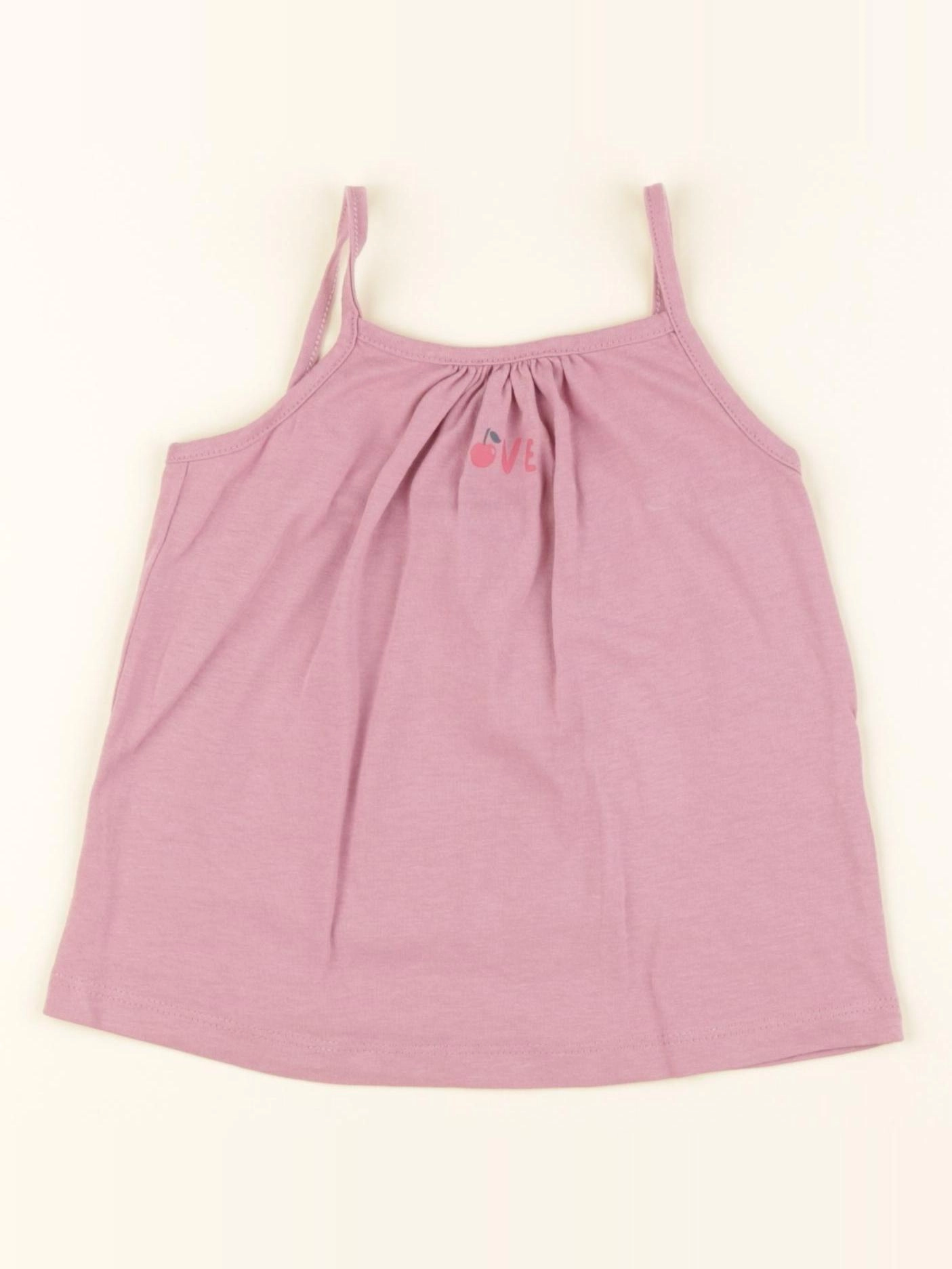 Vertbaudet - débardeur rose - 3 ans