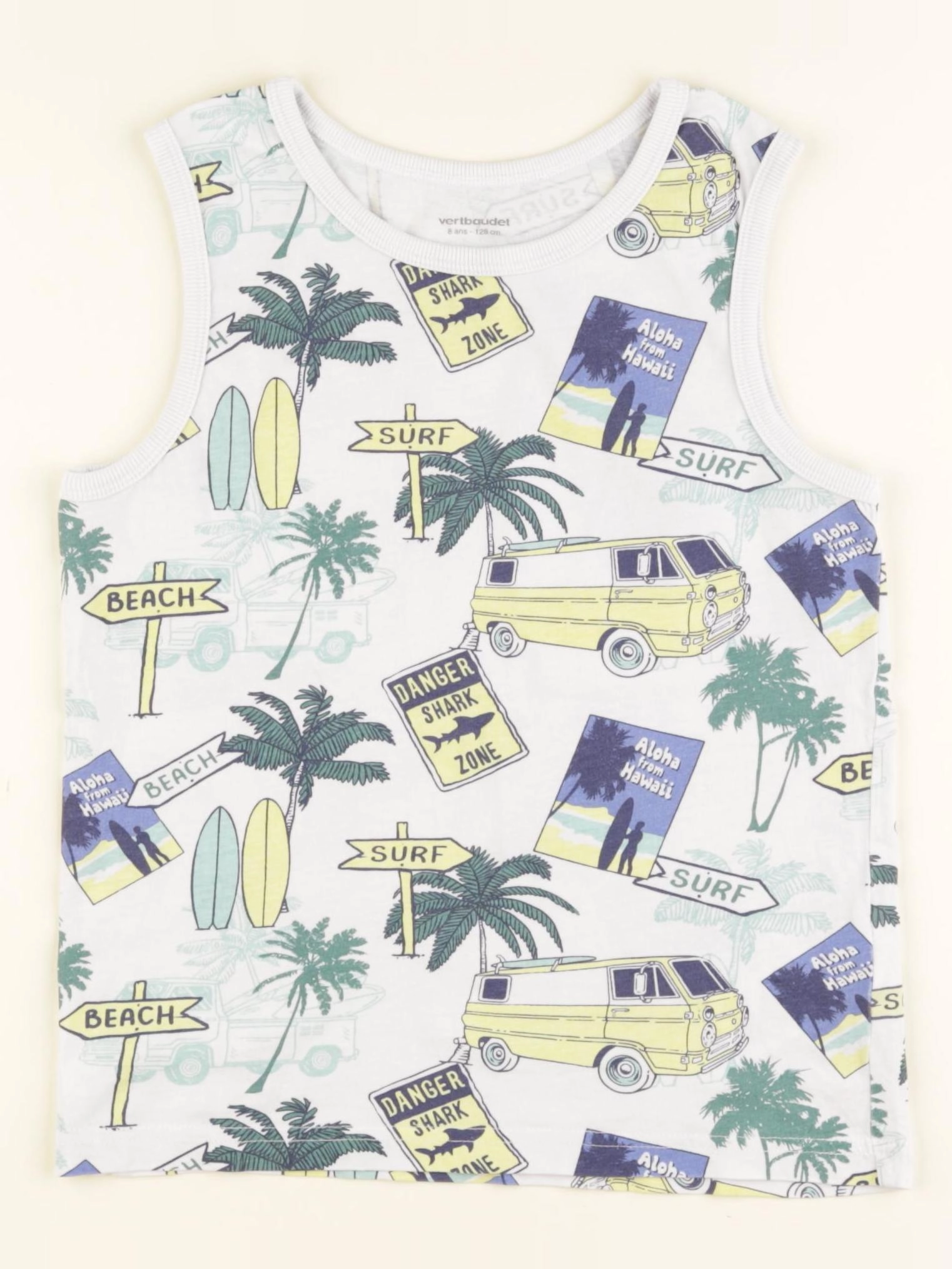 Vertbaudet - débardeur multicolore - 8 ans