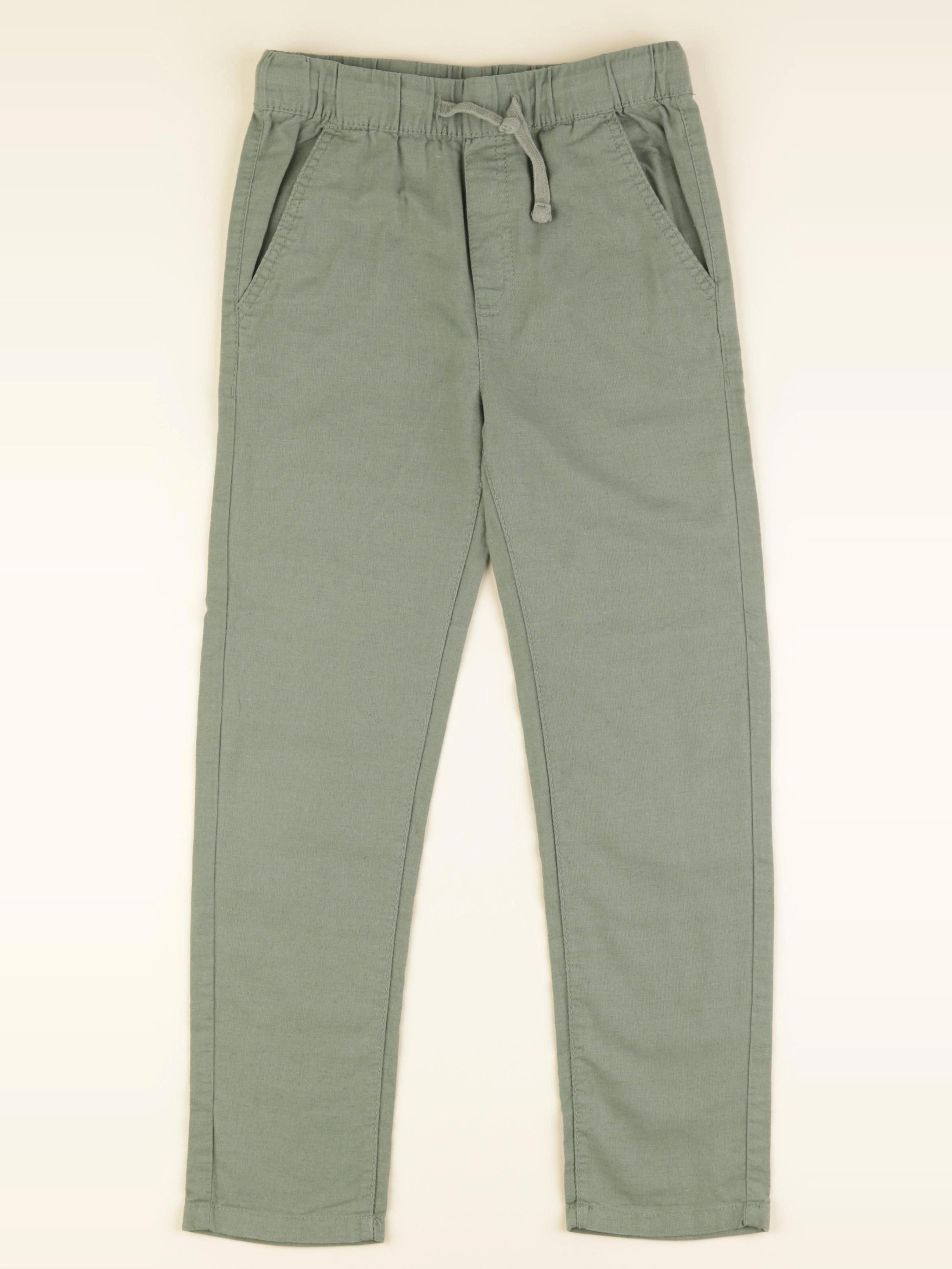 Vertbaudet - pantalon vert - 8 ans
