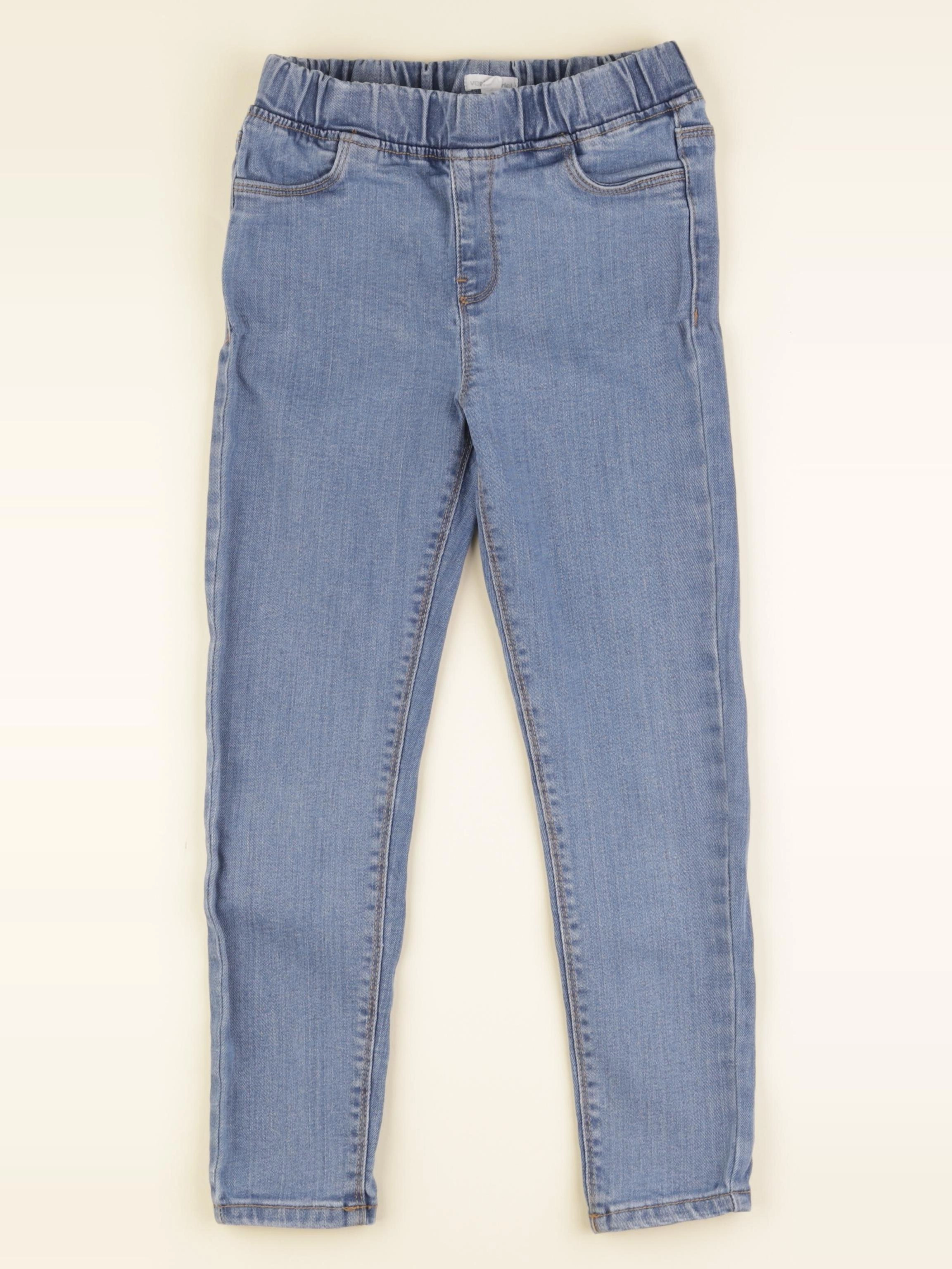 Vertbaudet - jegging bleu - 8 ans