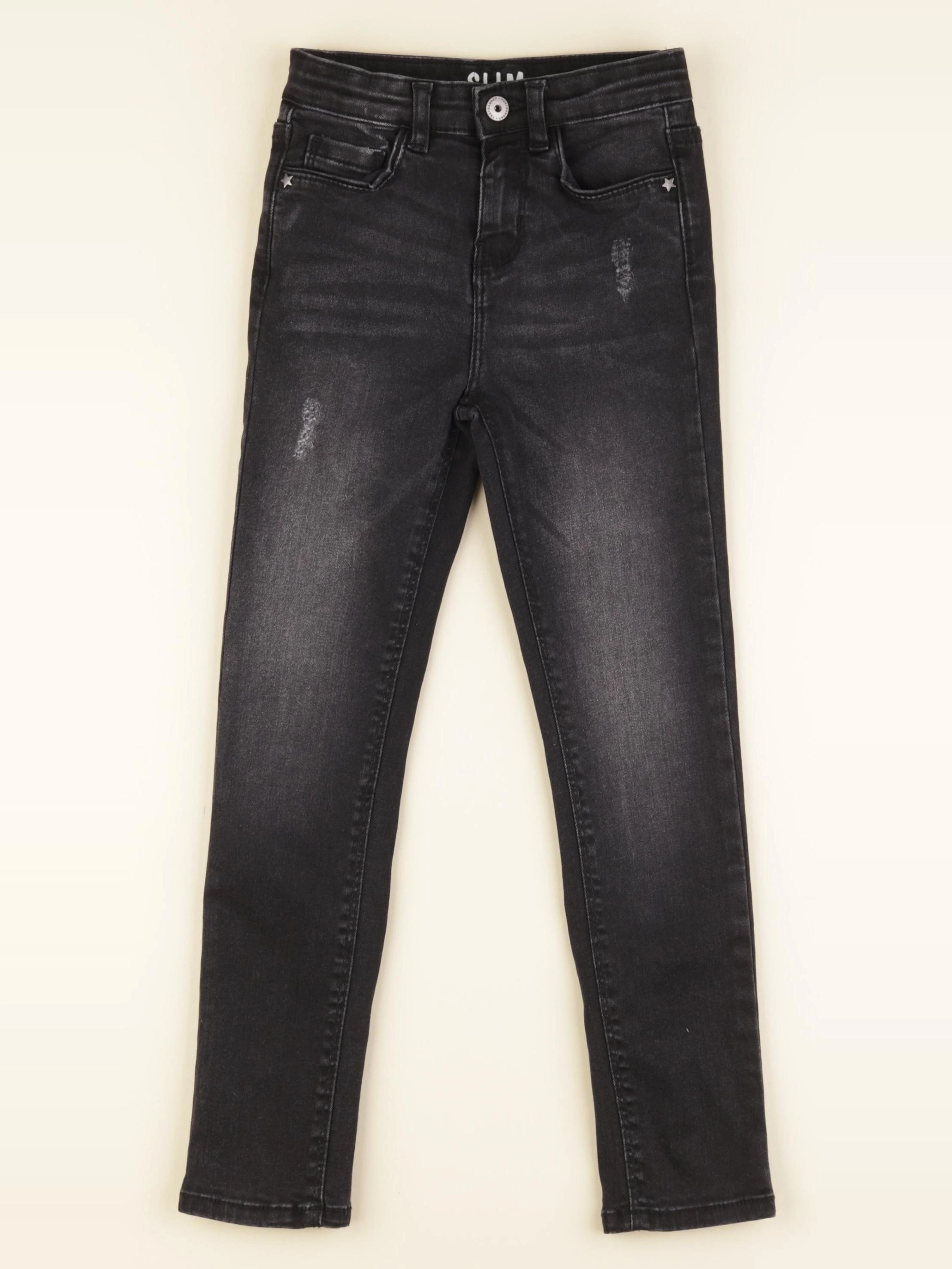 Vertbaudet - jean noir - 7 ans