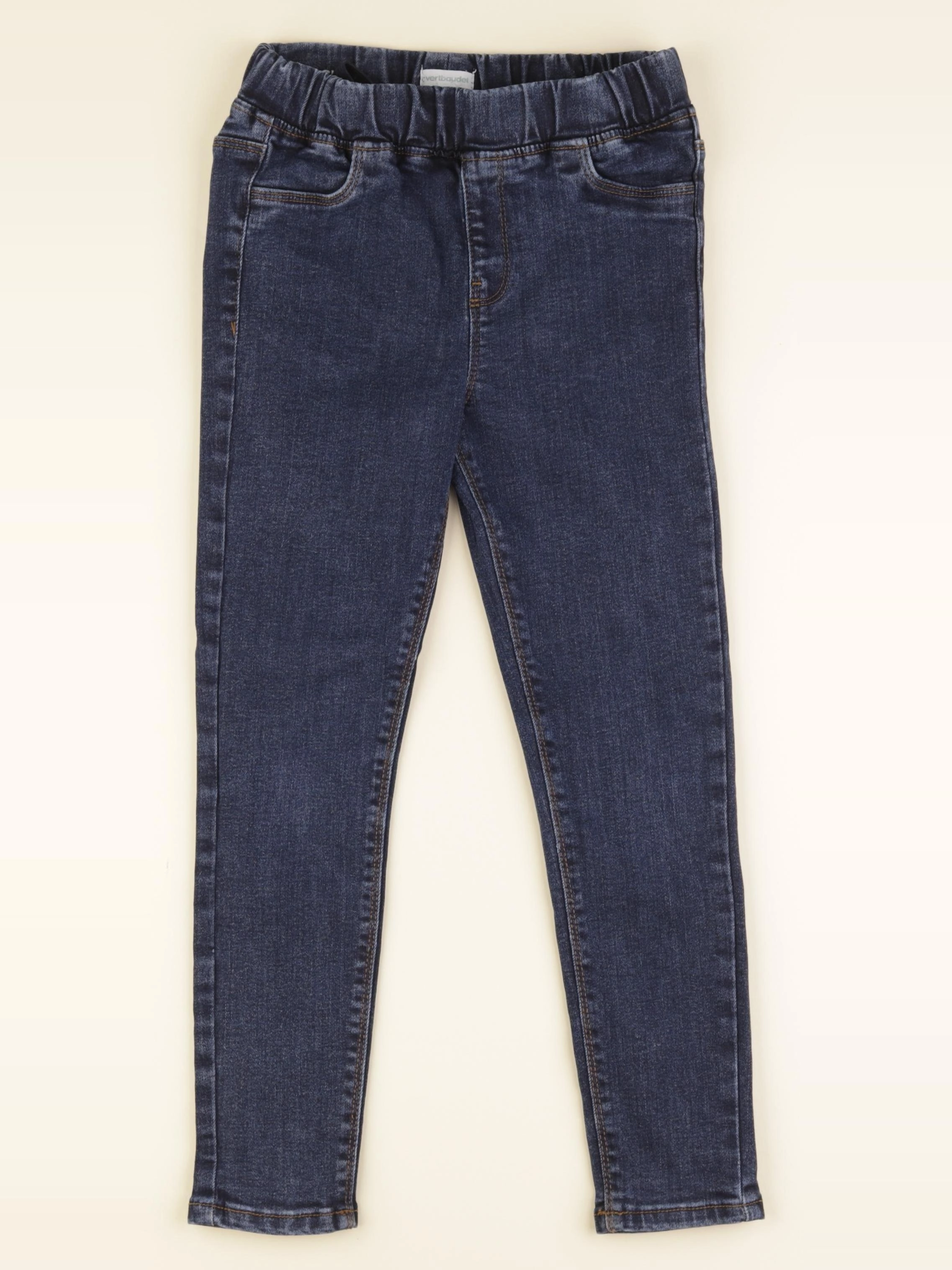 Vertbaudet - jegging bleu - 8 ans