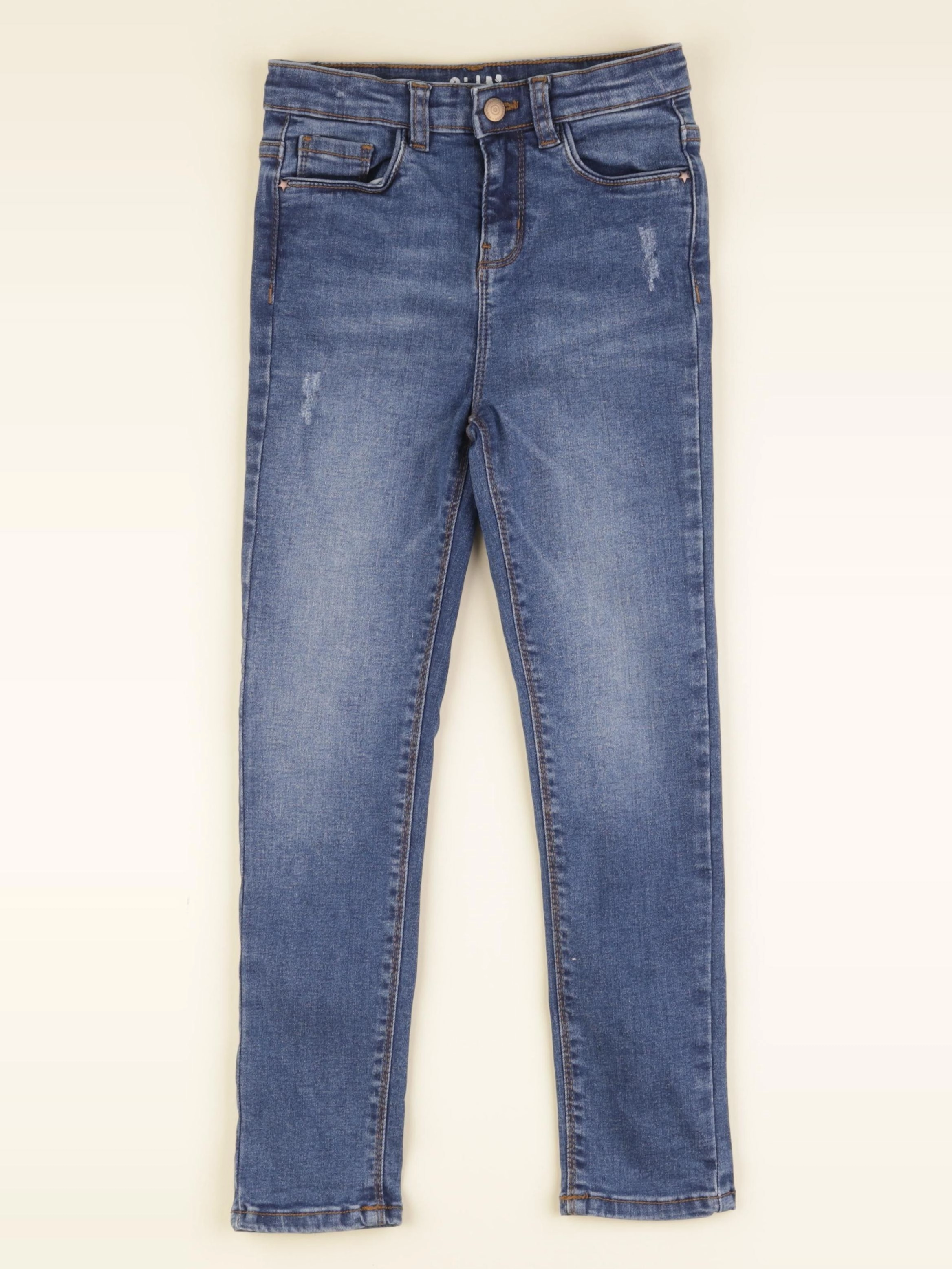 Vertbaudet - jean bleu - 8 ans