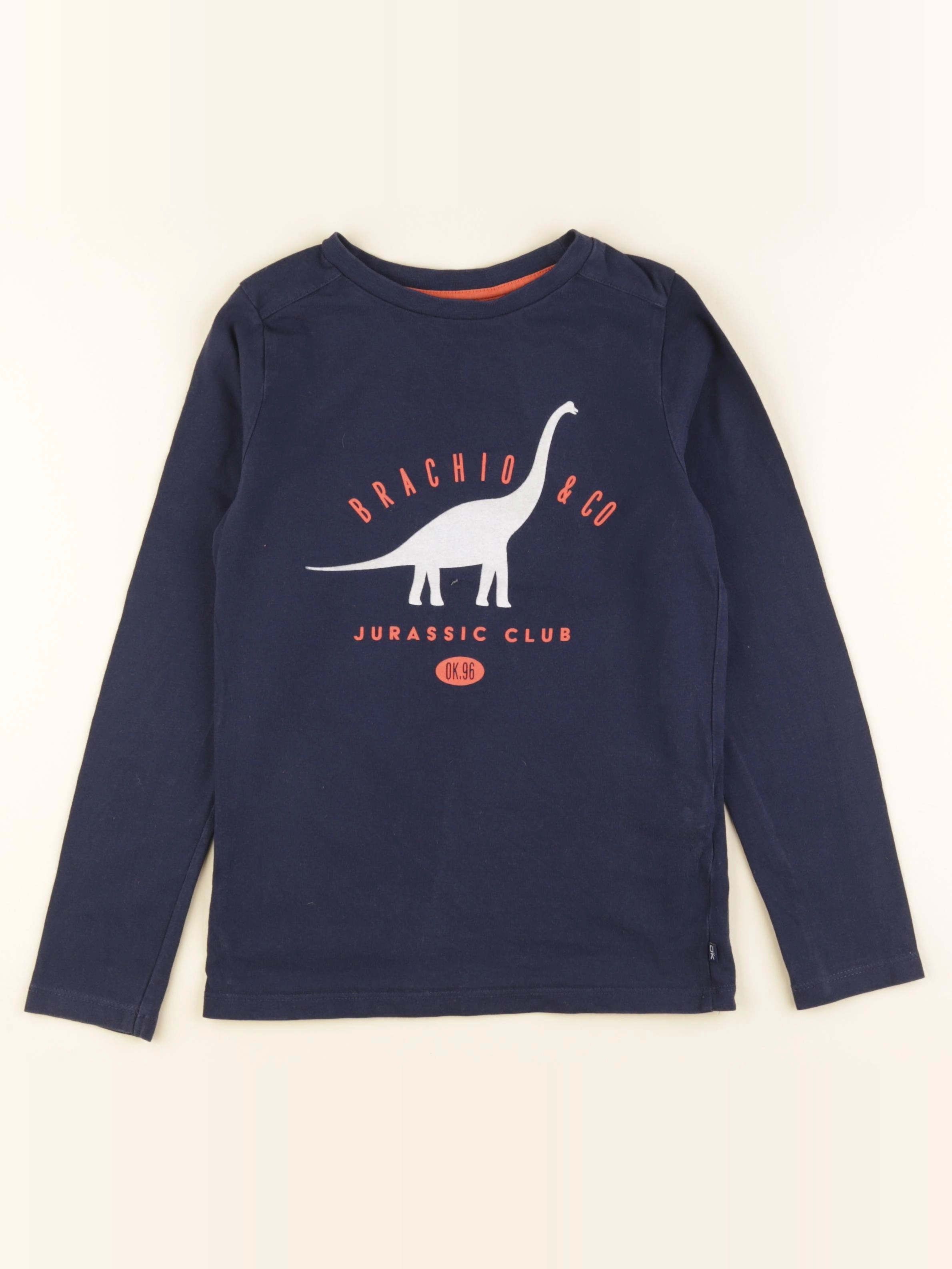 Okaidi - tee-shirt bleu - 8 ans