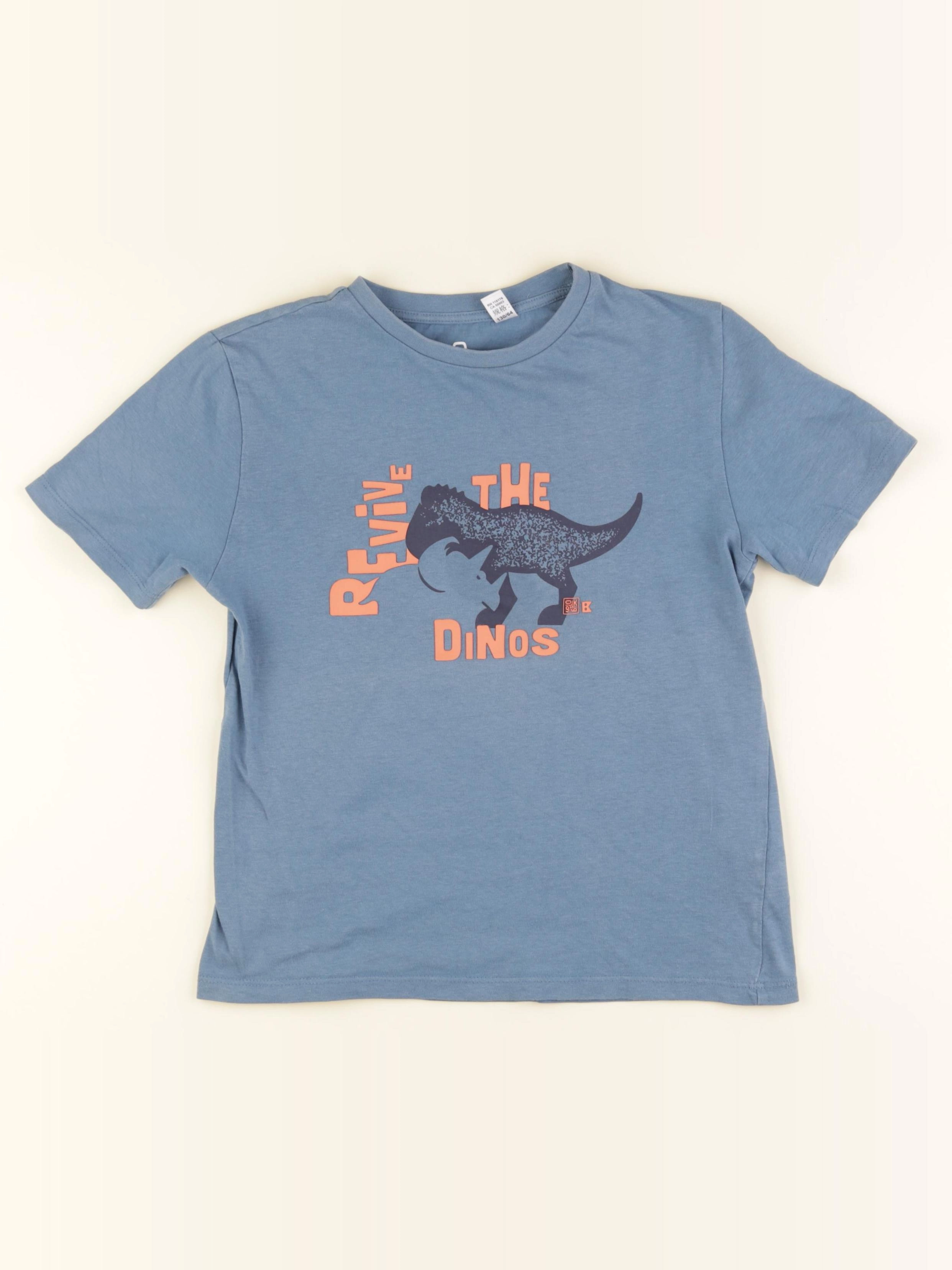 Okaidi - tee-shirt bleu - 8 ans