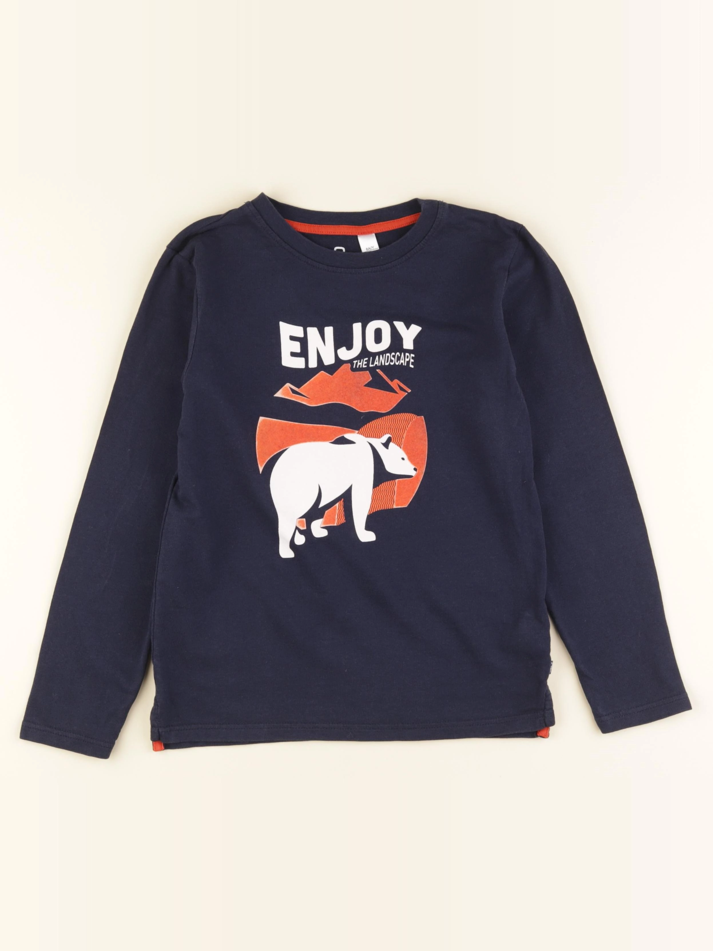 Okaidi - tee-shirt bleu - 8 ans