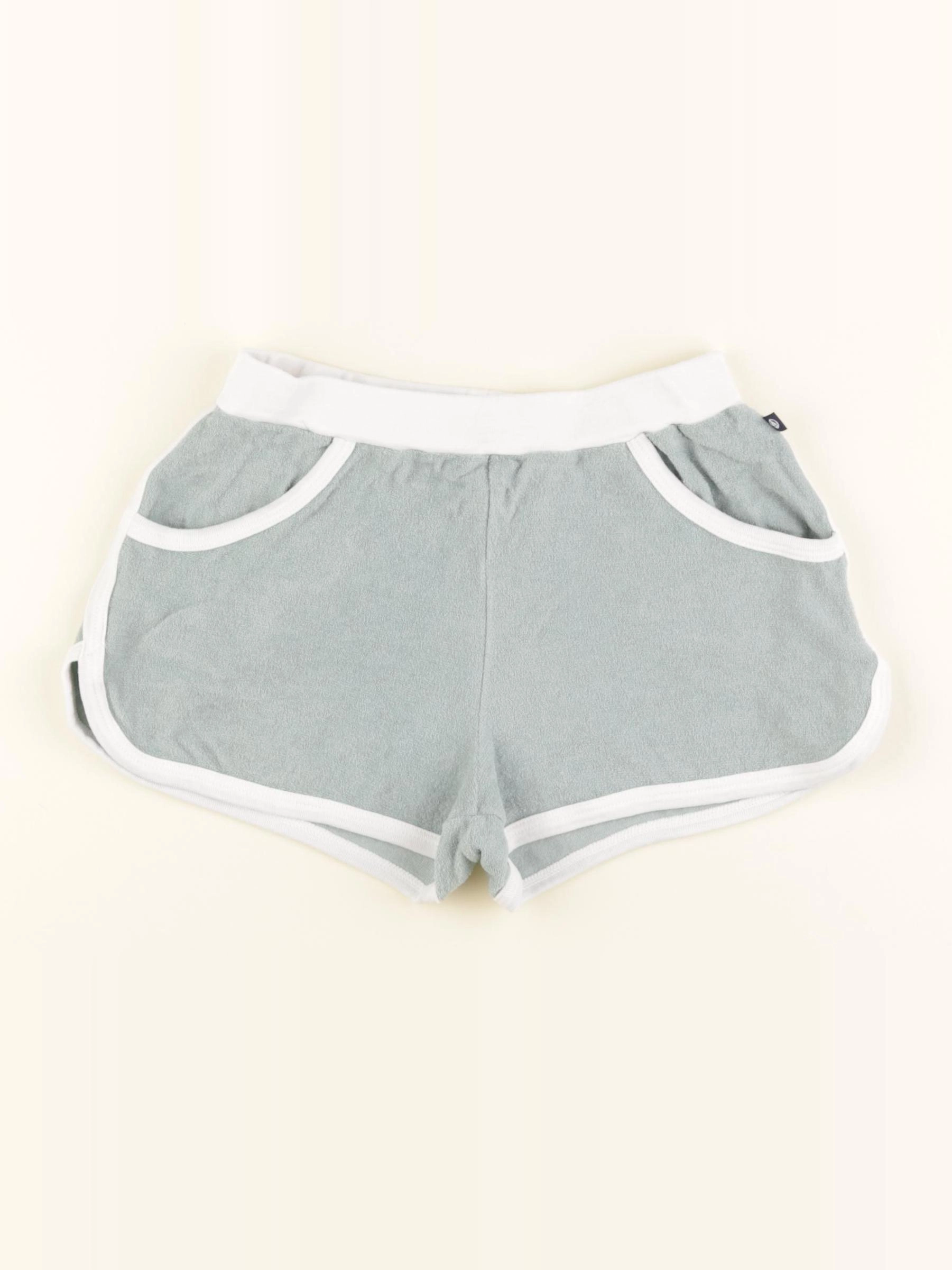 Petit Bateau - short vert - 8 ans