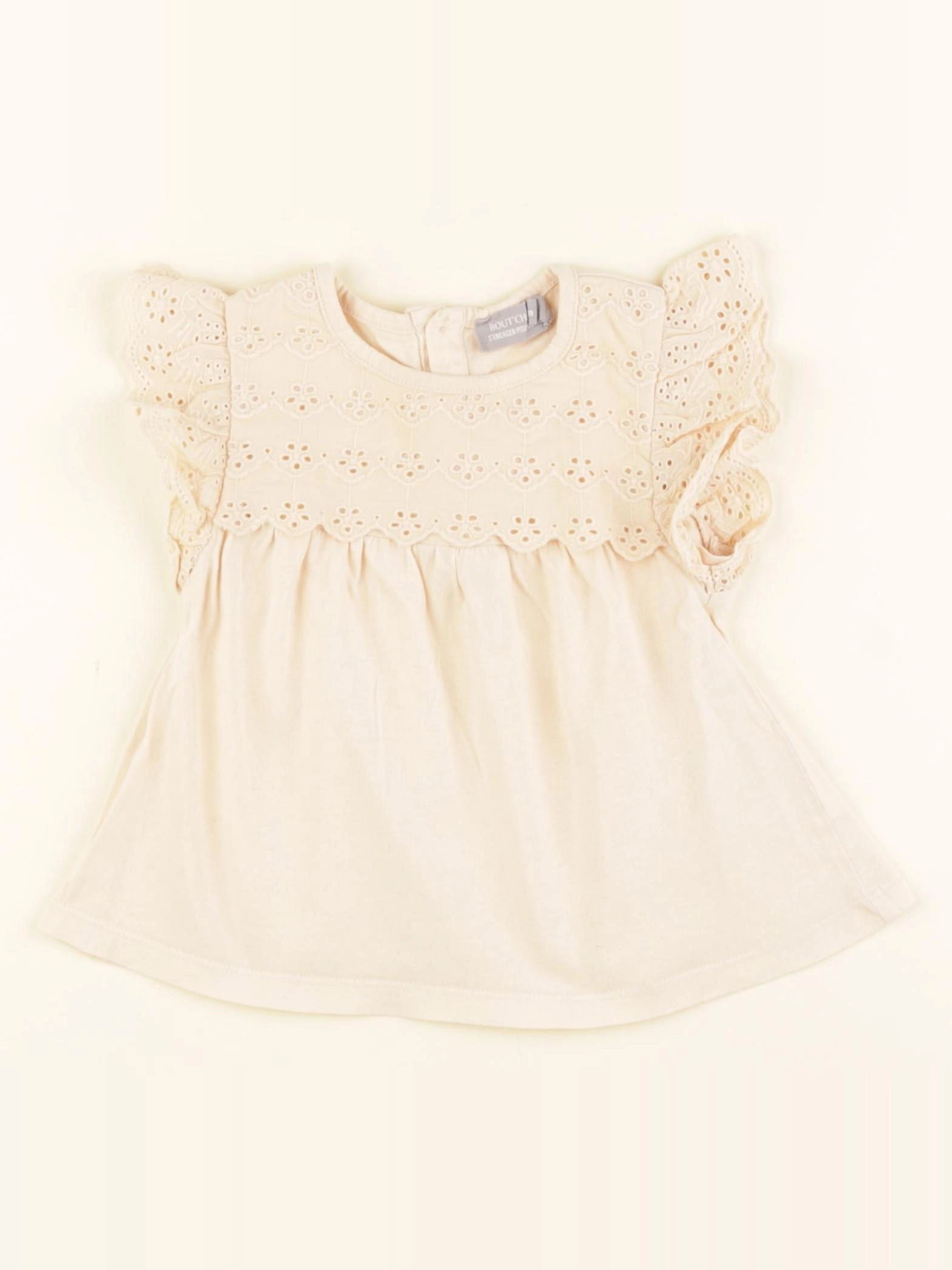 Boutchou - blouse orange - 12 mois