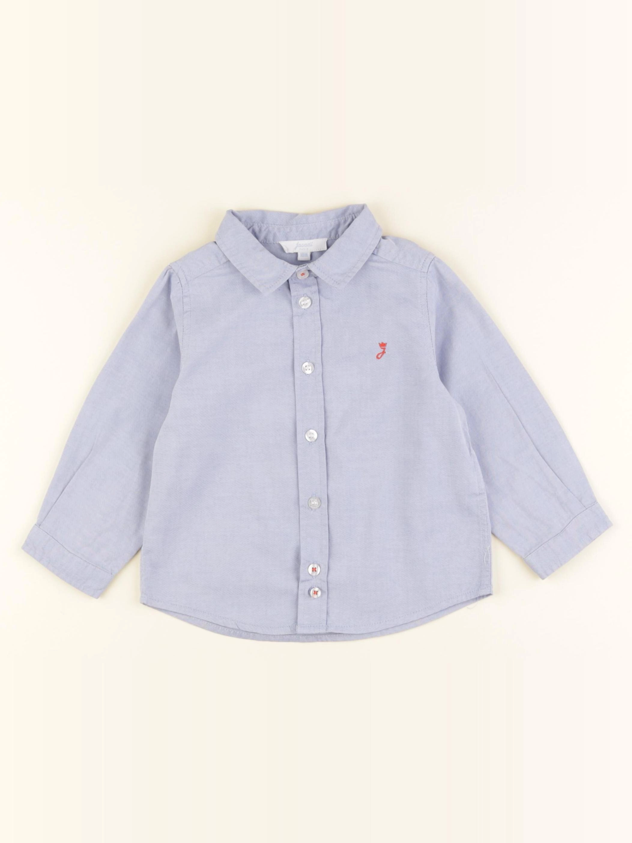 Jacadi - chemise bleu - 18 mois