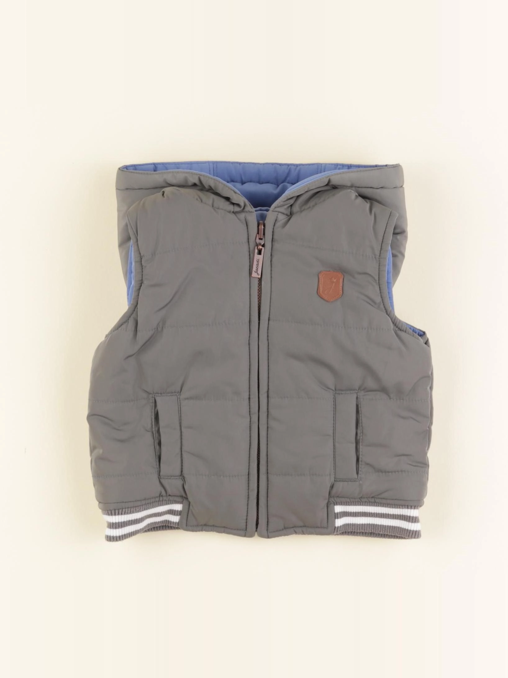 Jacadi - doudoune réversible vert - 12 mois