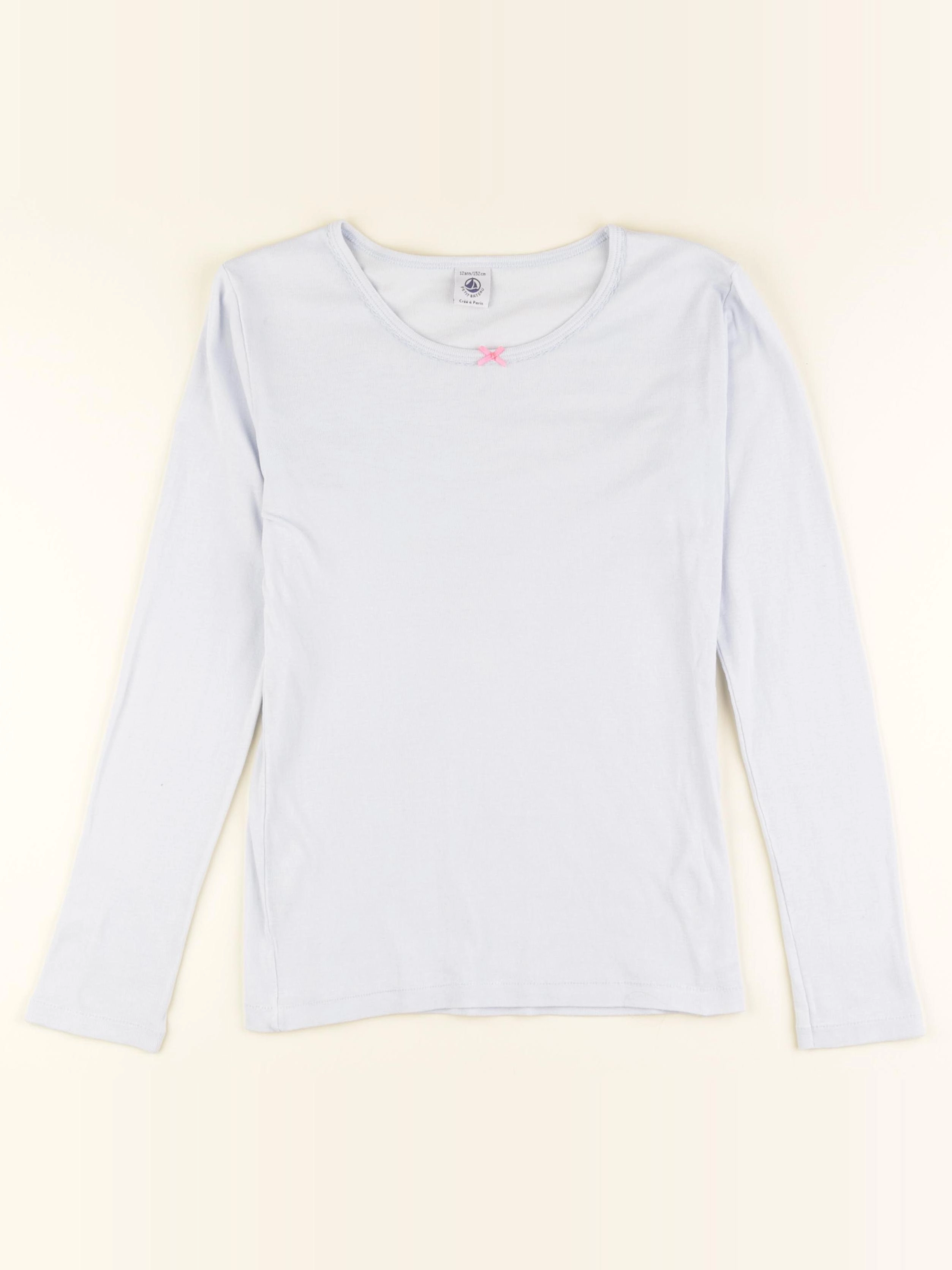 Petit Bateau - maillot de corps bleu - 12 ans