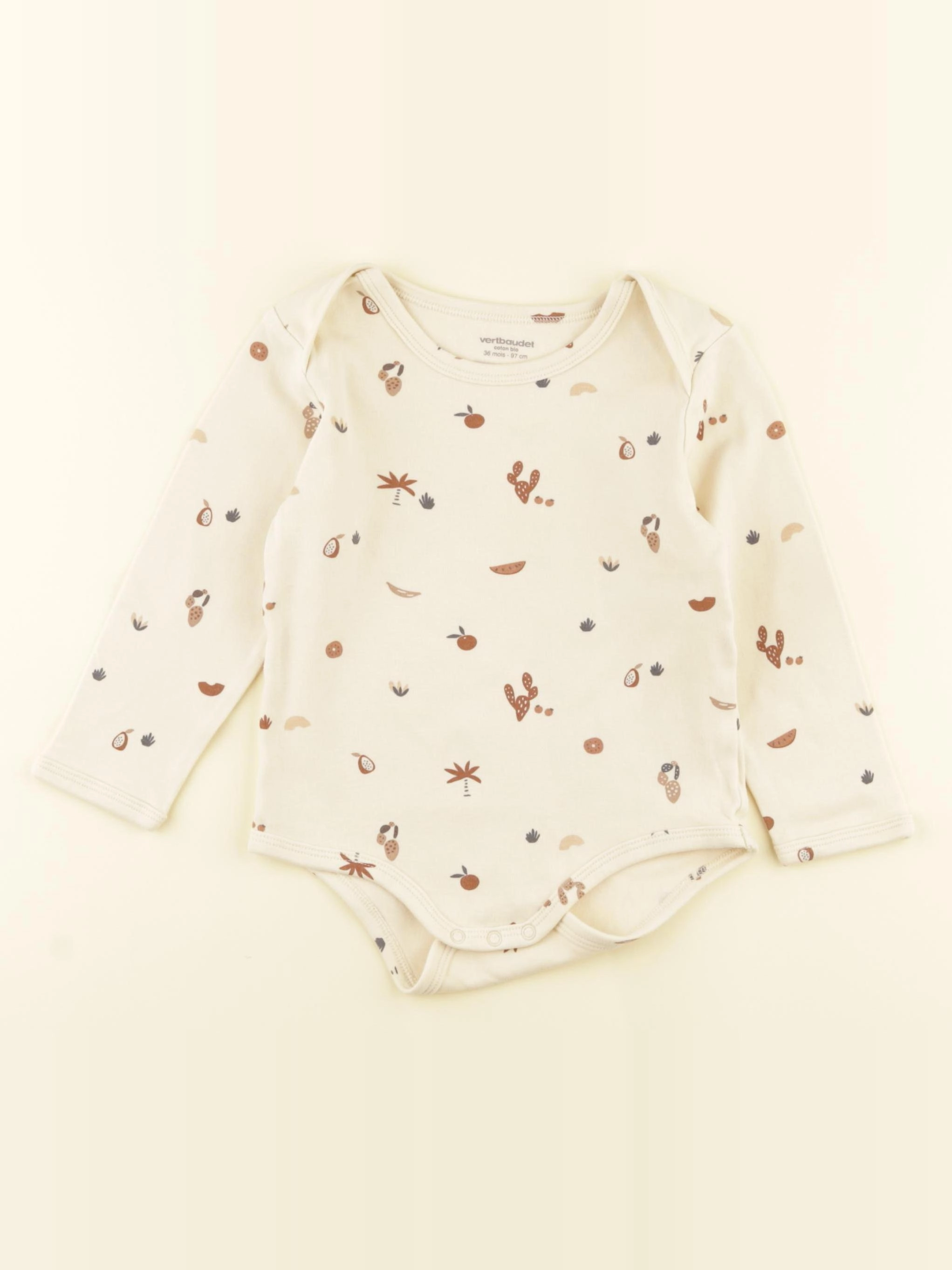 Vertbaudet - body multicolore - 36 mois