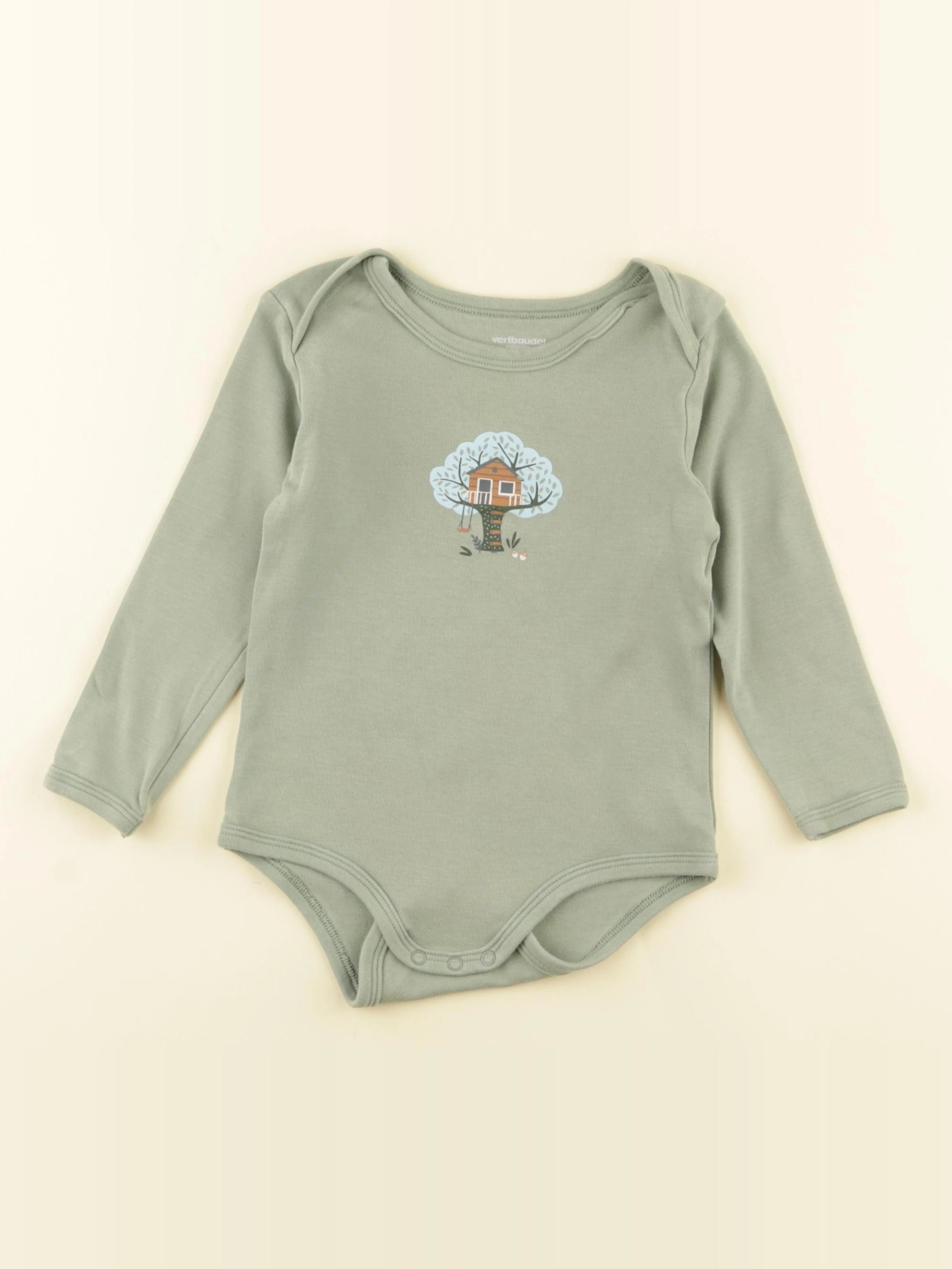 Vertbaudet - body vert - 36 mois