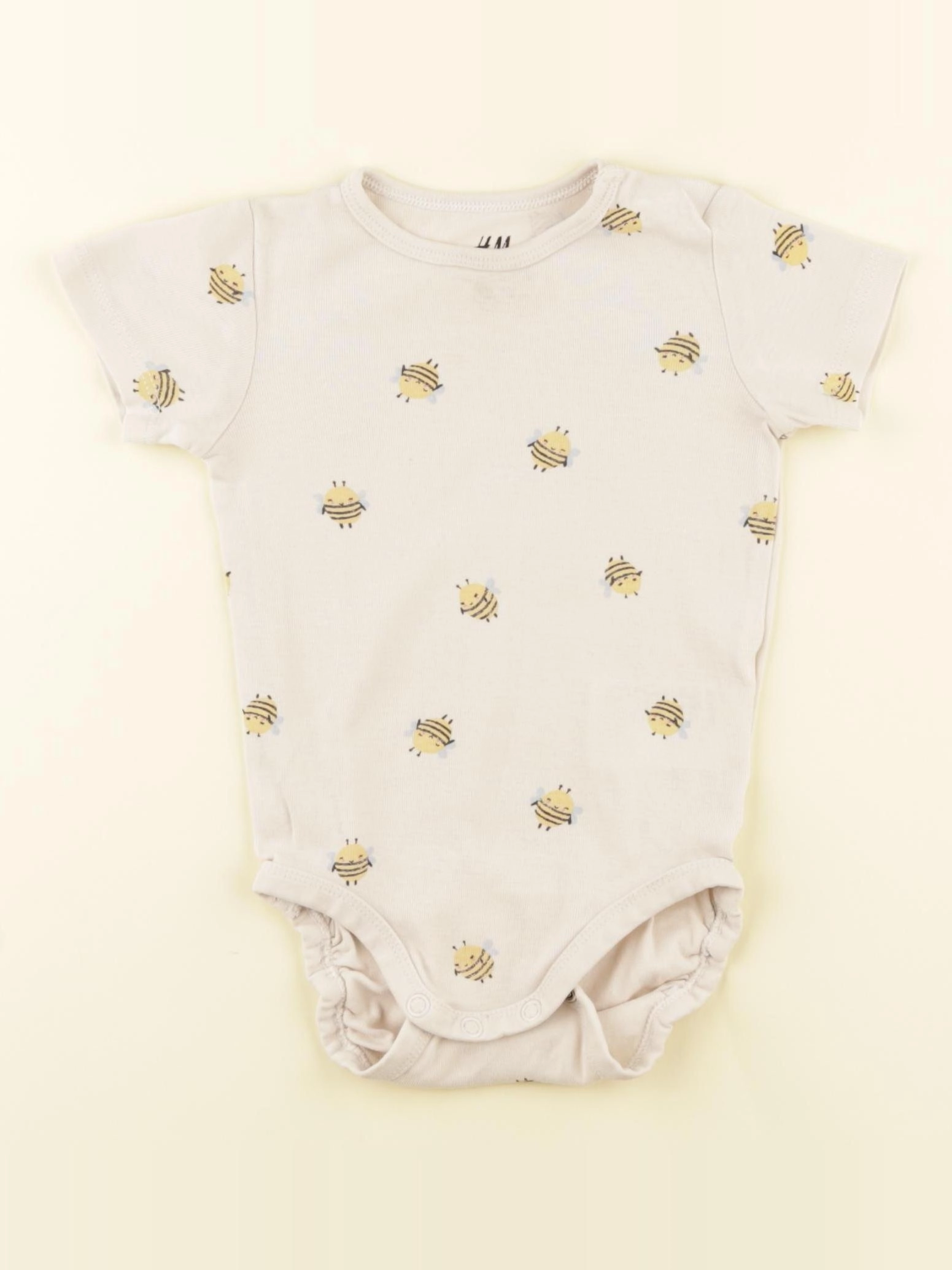 H&M - body beige - 9 mois