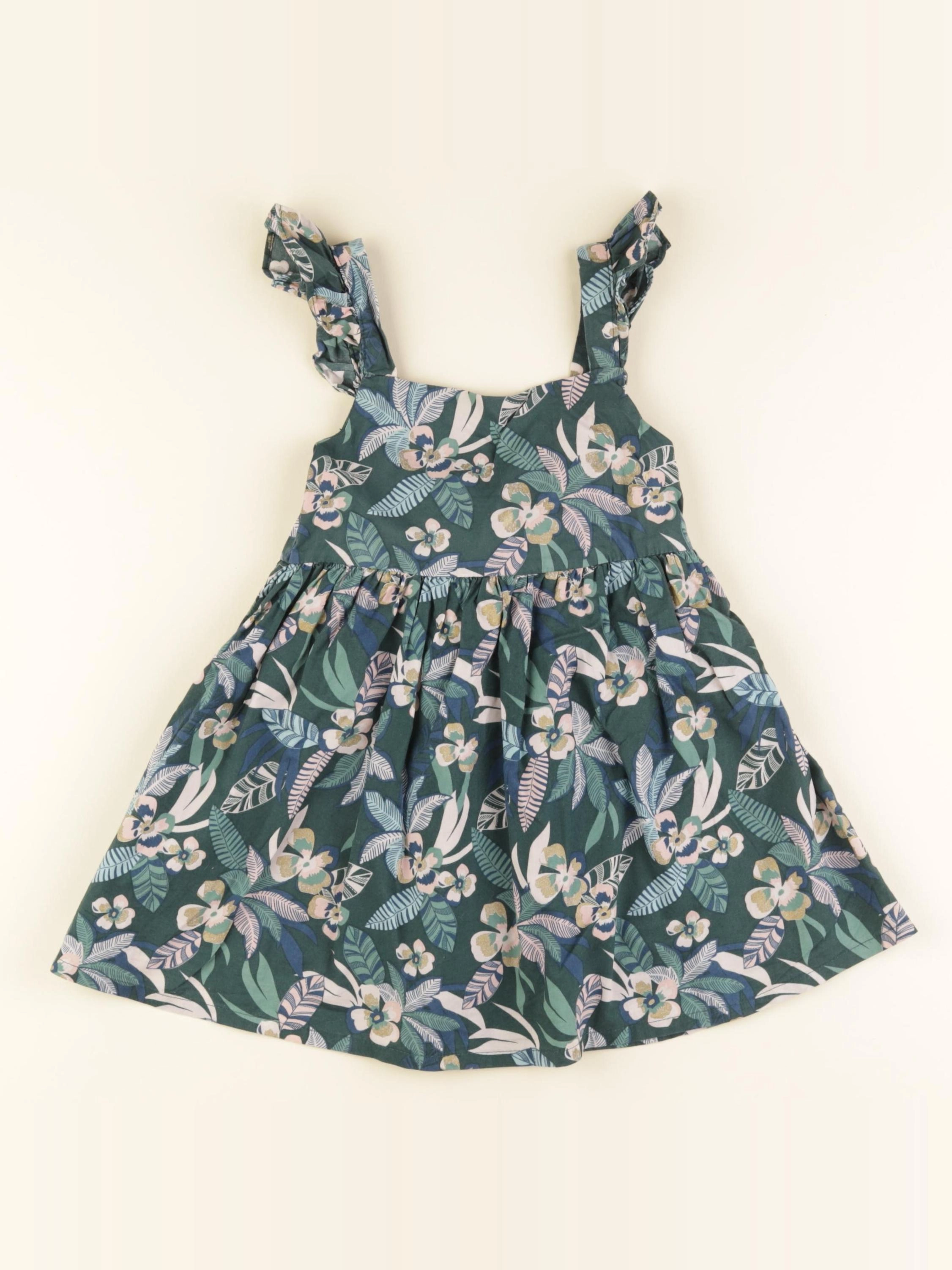 Vertbaudet - robe vert - 3 ans