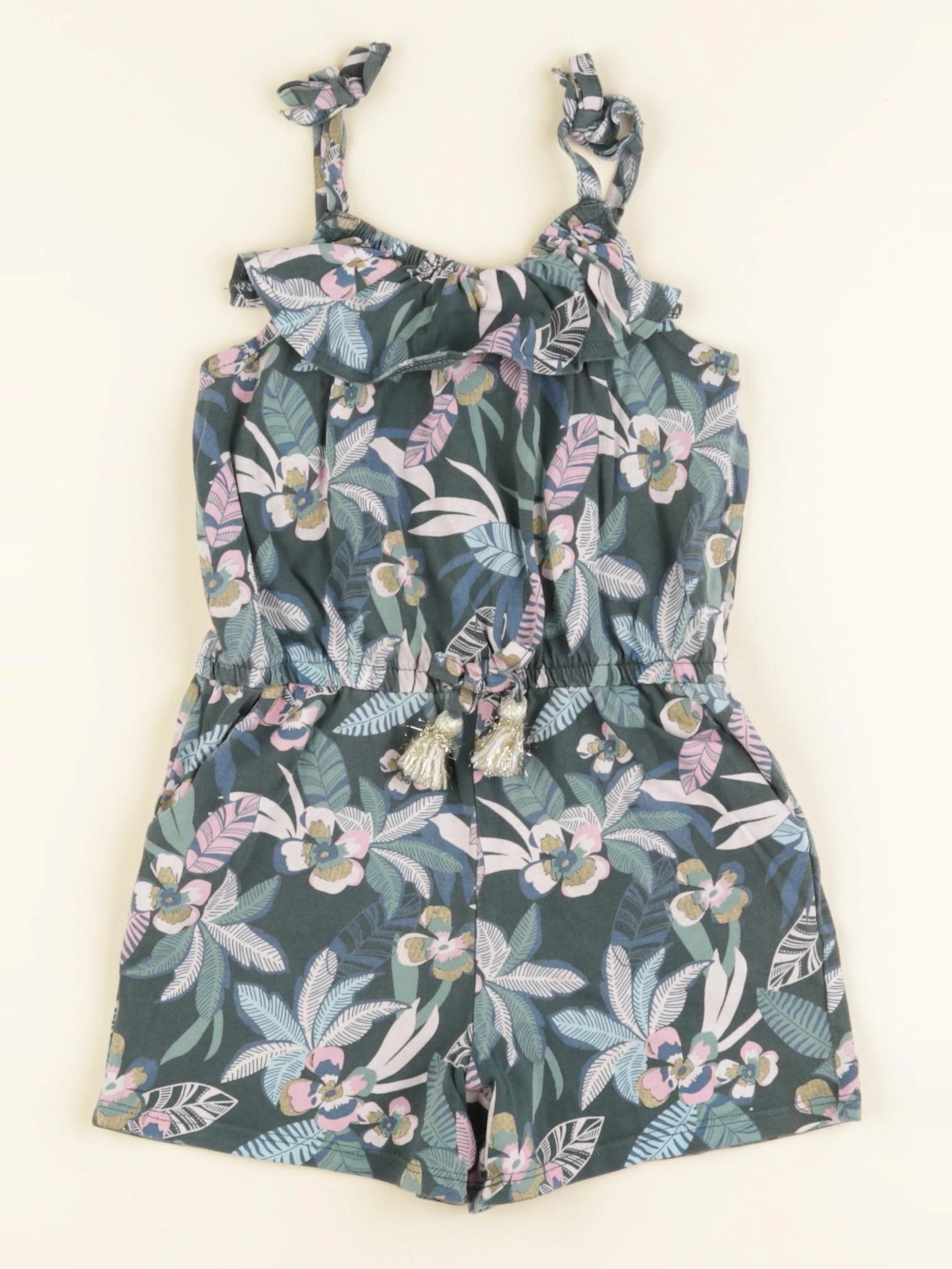 Vertbaudet - combinaison vert - 3 ans