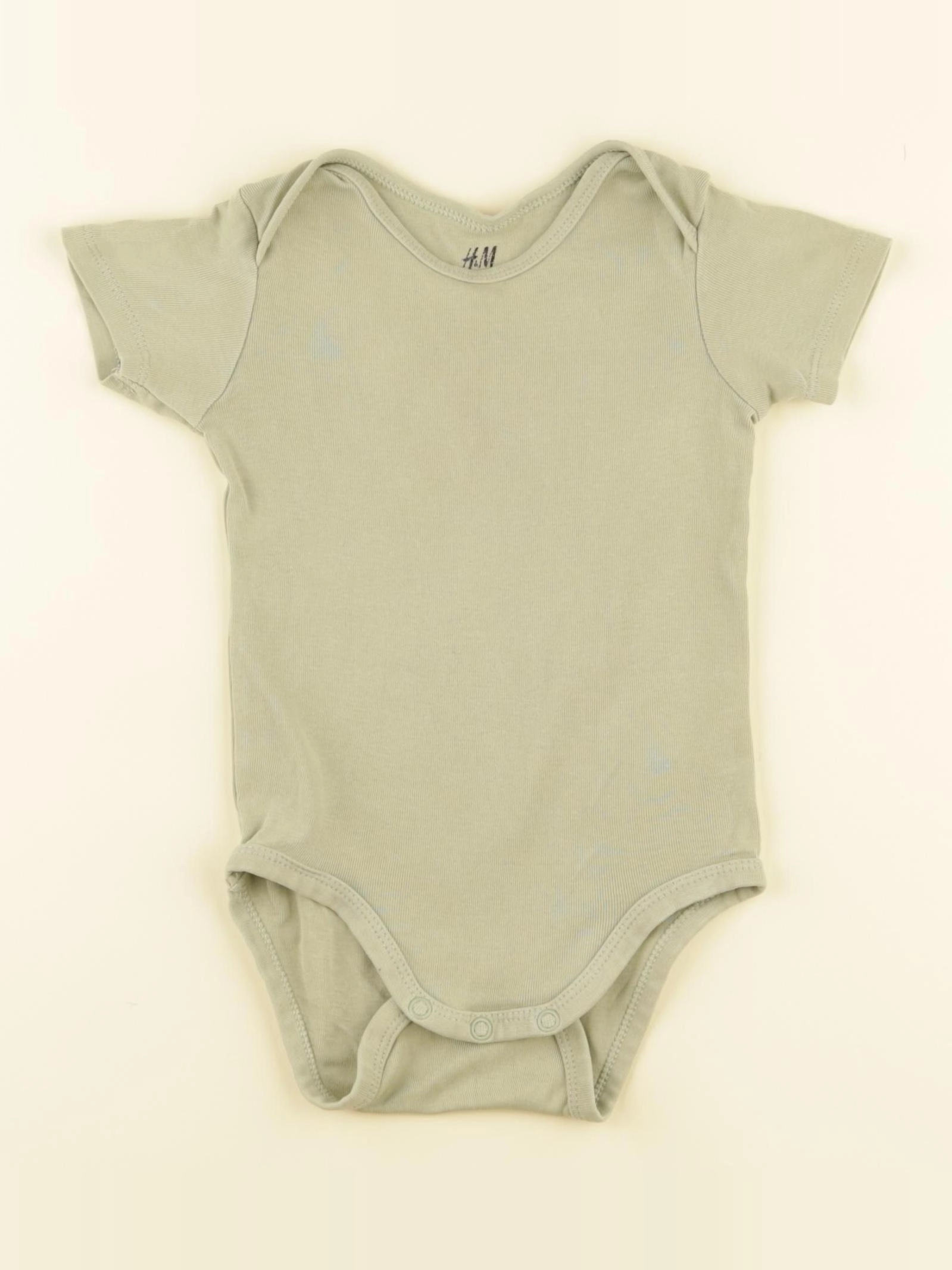 H&M - body vert - 9 mois