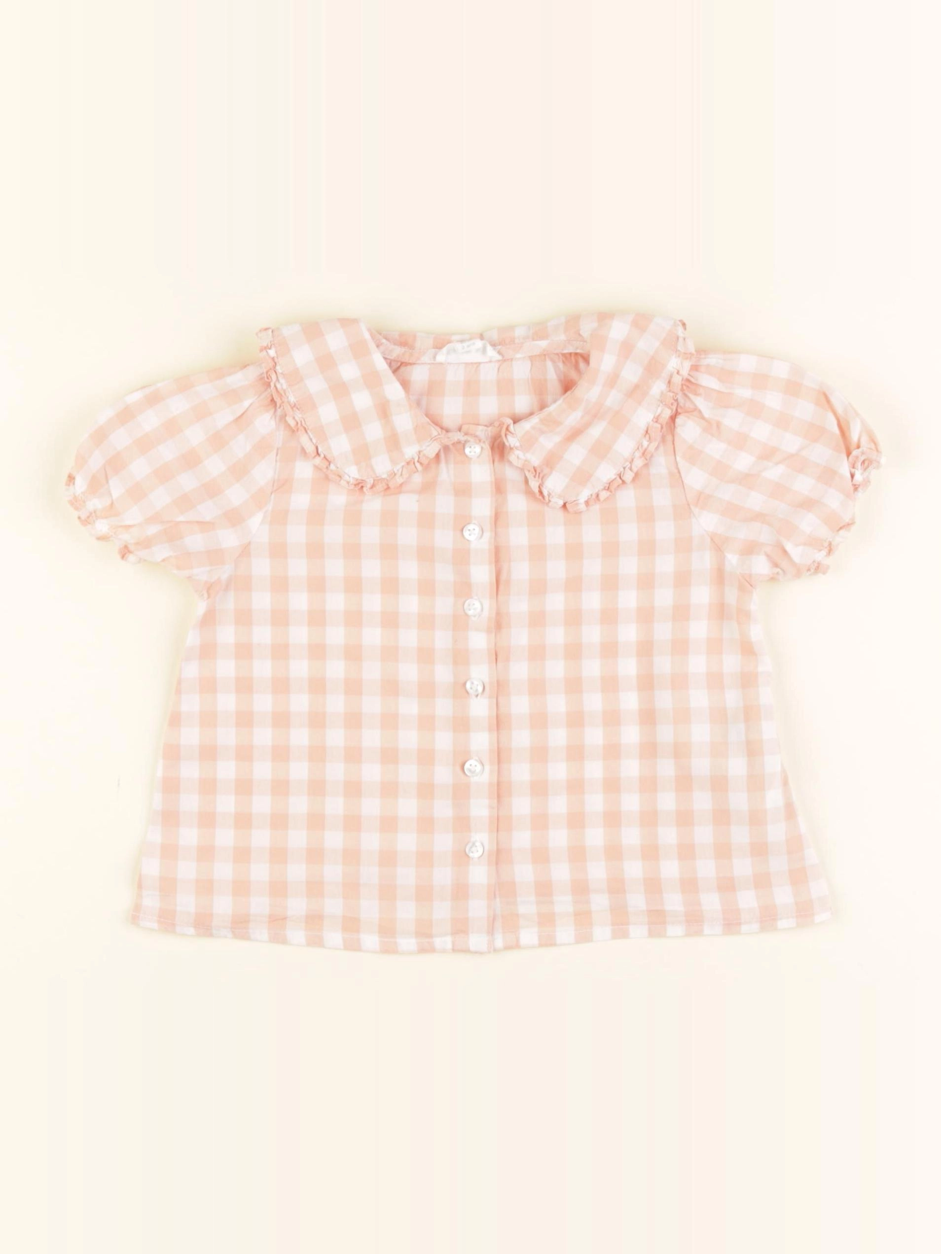 Vertbaudet - blouse orange - 2 ans