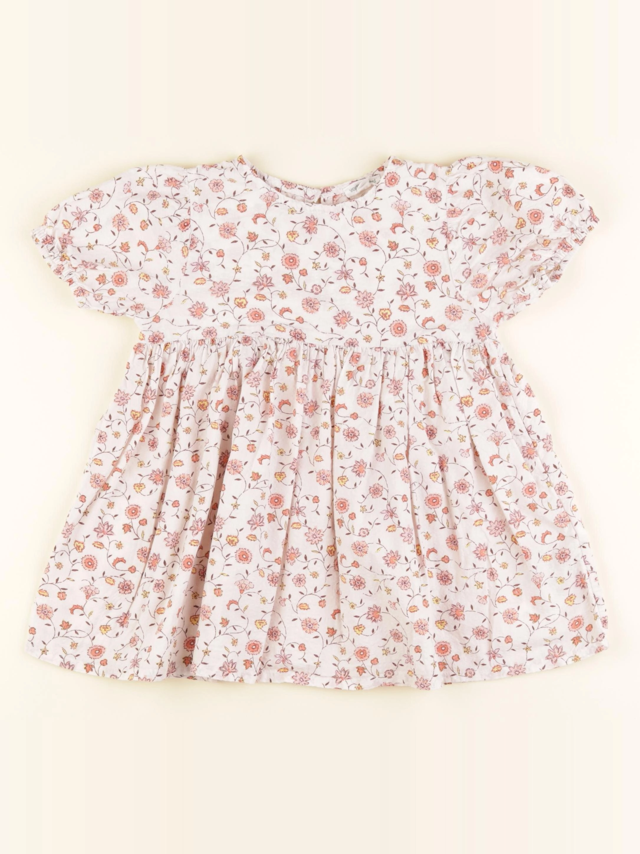 Vertbaudet - robe multicolore - 2 ans