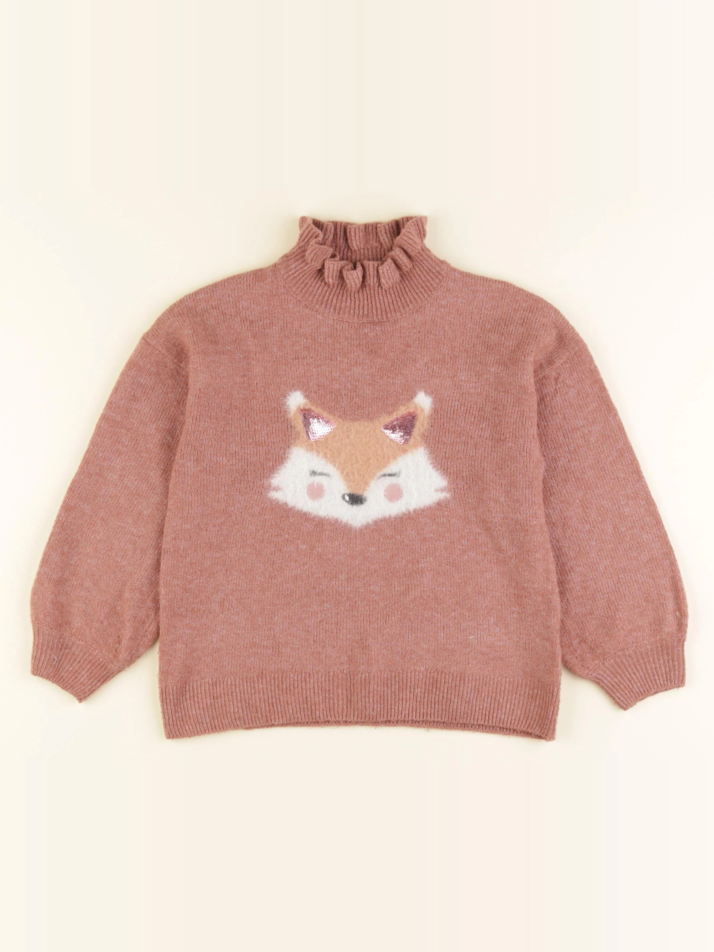 Vertbaudet - pull rose - 5 ans