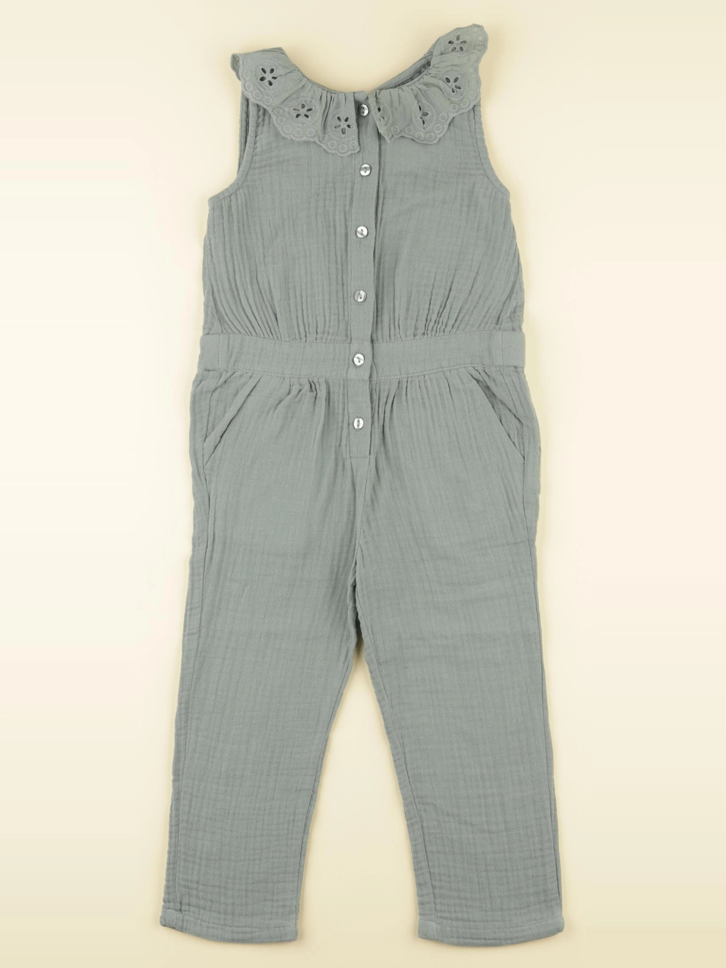 Vertbaudet - combinaison vert - 3 ans