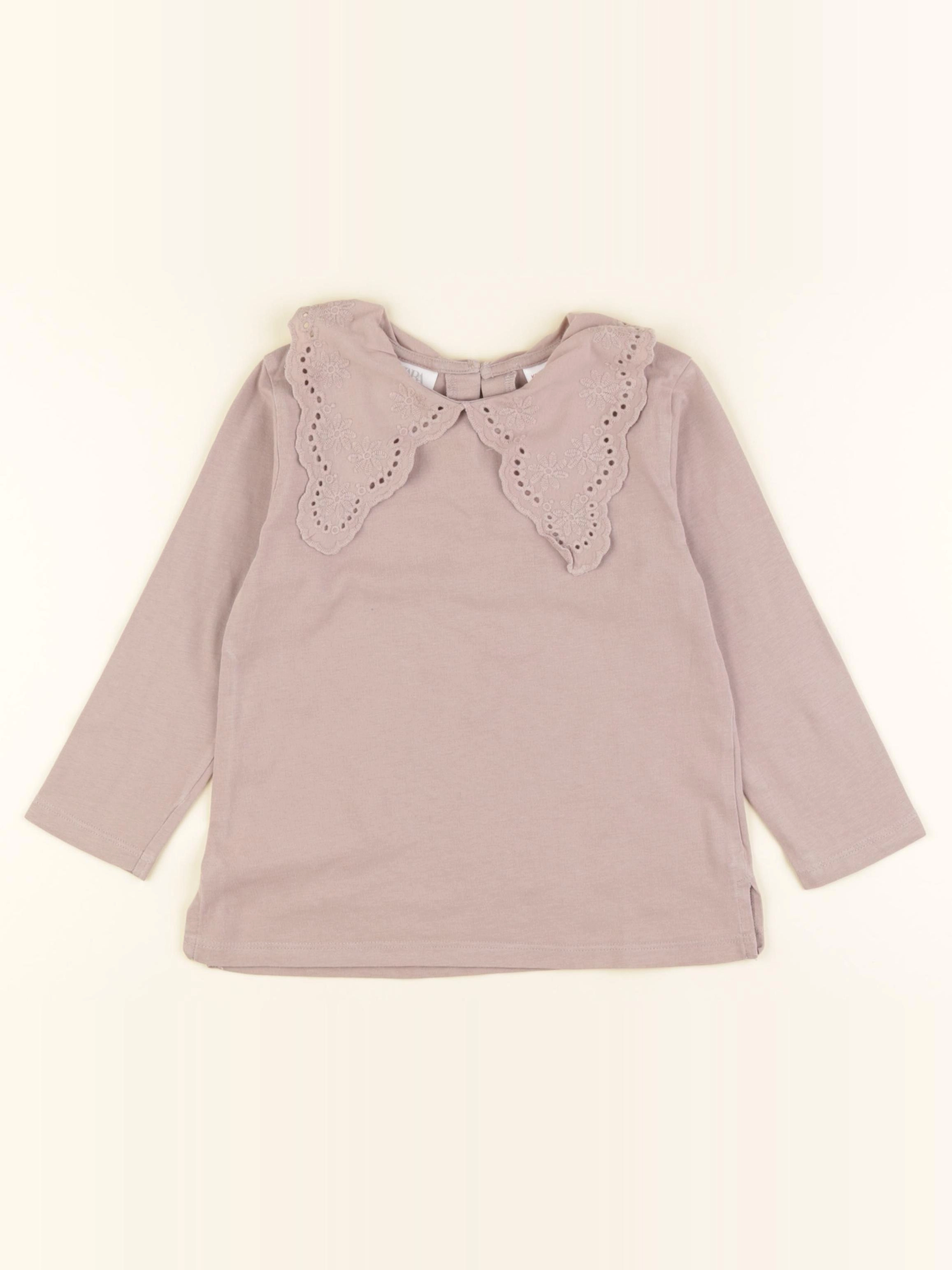 Zara - tee-shirt marron - 3/4 ans
