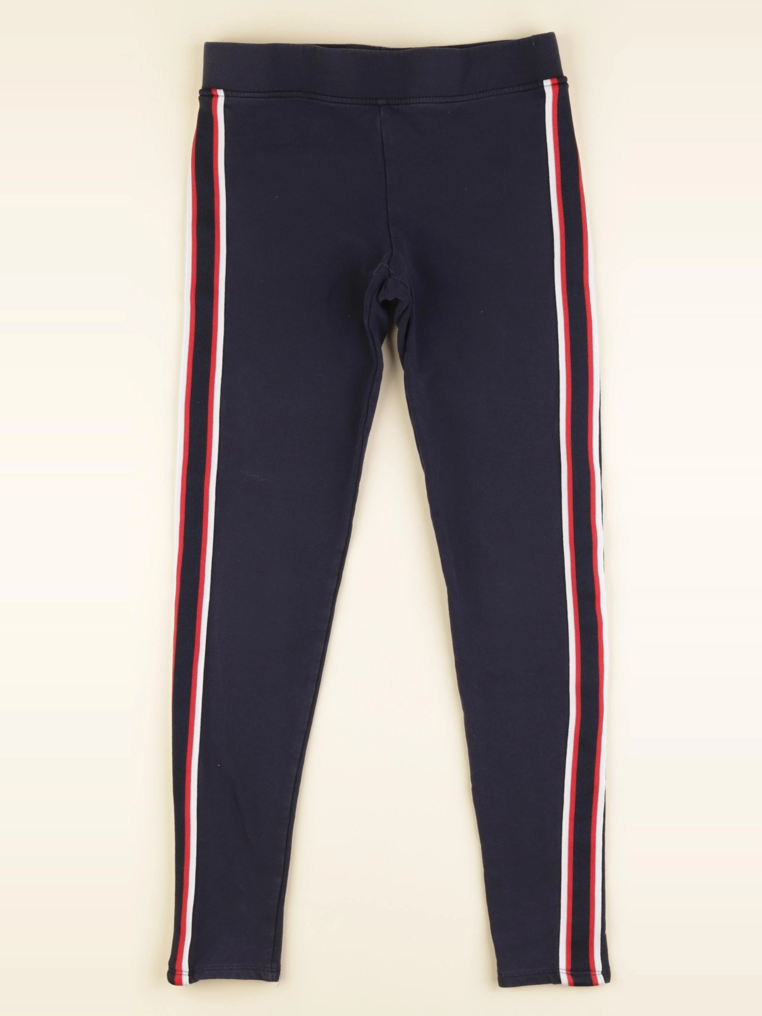 H&M - jogging bleu, rouge - 11/12 ans