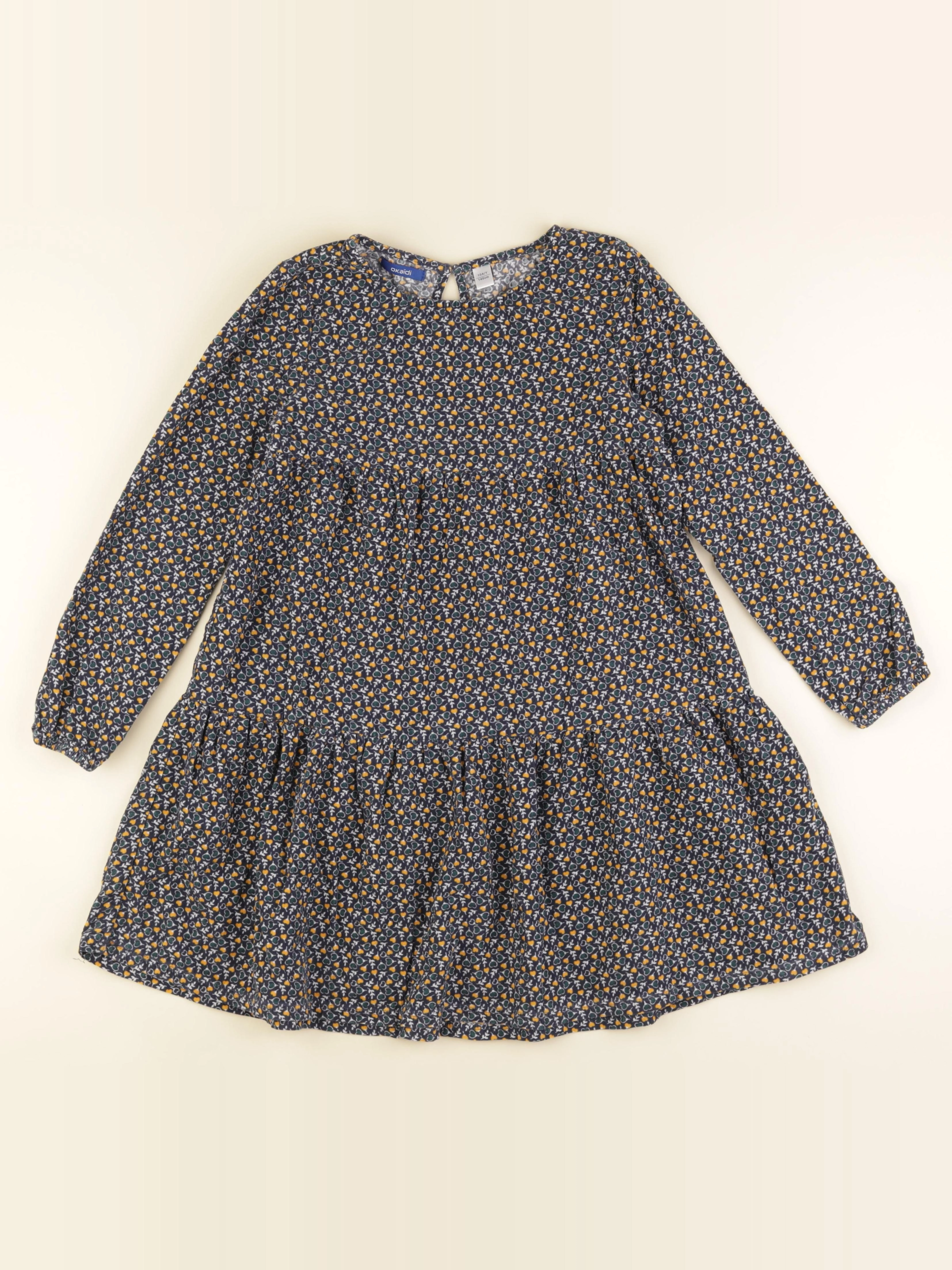 Okaidi - robe bleu, jaune - 10 ans