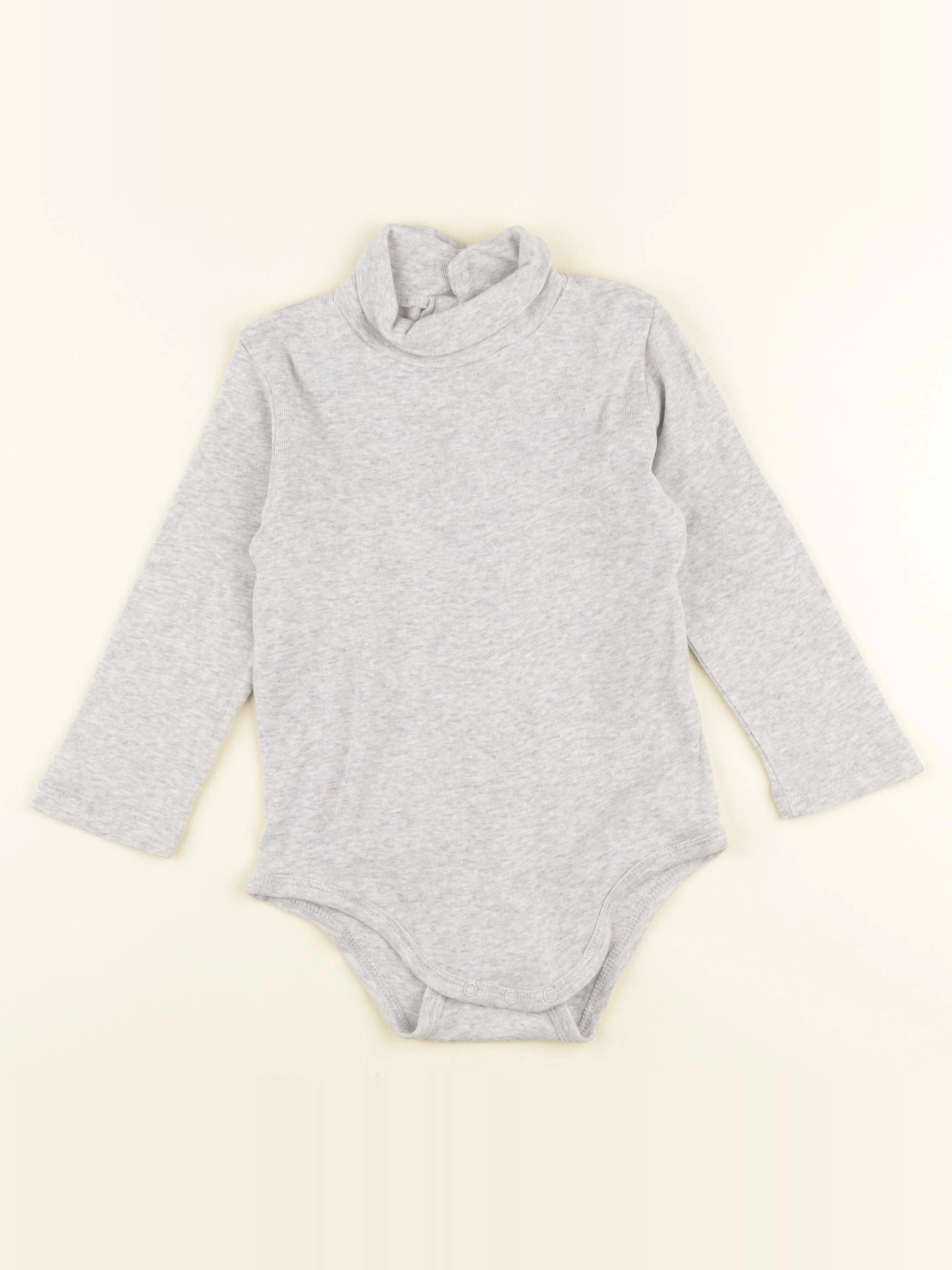 Boutchou - body à col gris - 24 mois