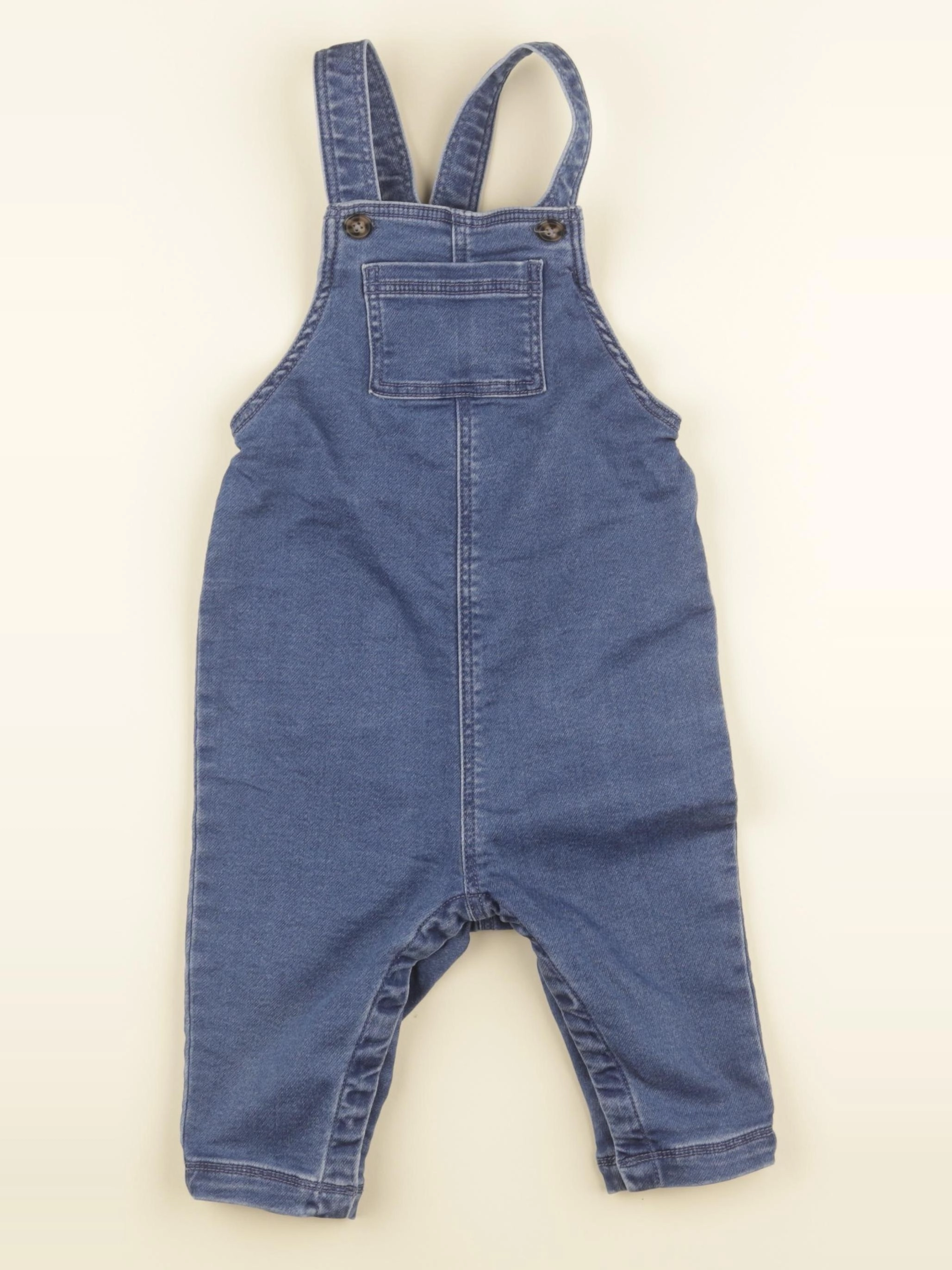 Petit Bateau - salopette bleu - 18 mois